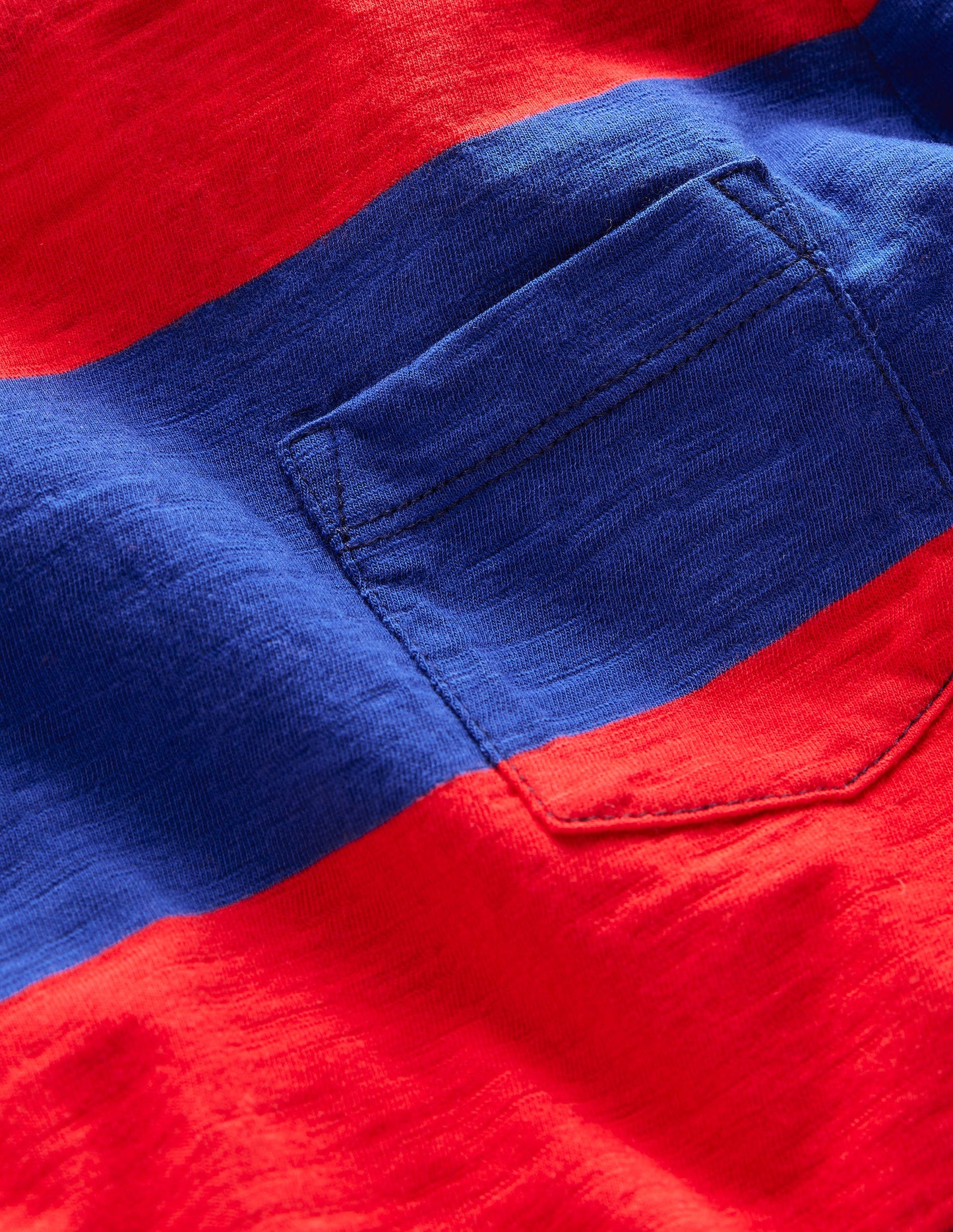 Everyday Short Sleeve T-Shirt-Poppy Red /Sapphire Blue