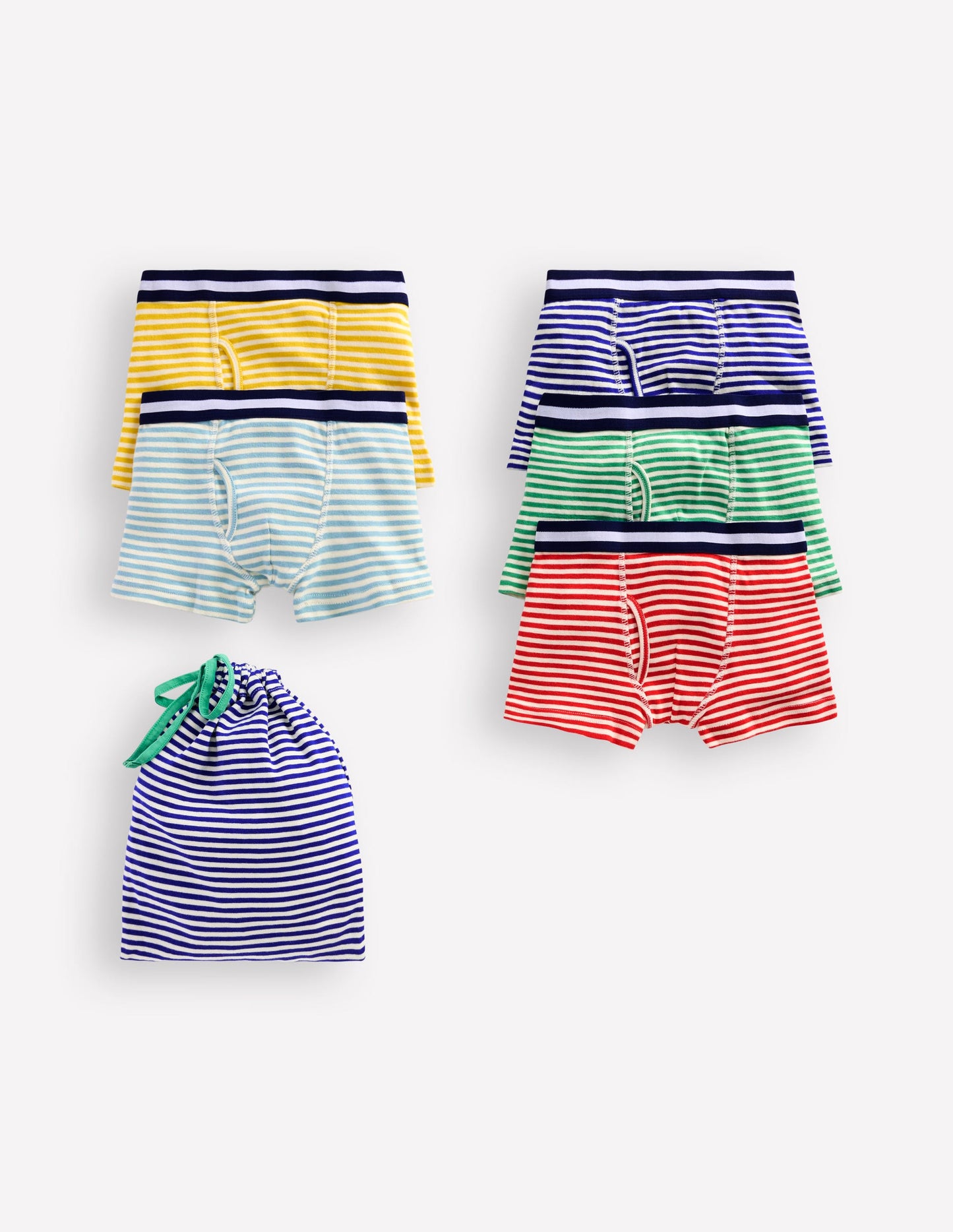 5-Pack Boxer-Rainbow stripe