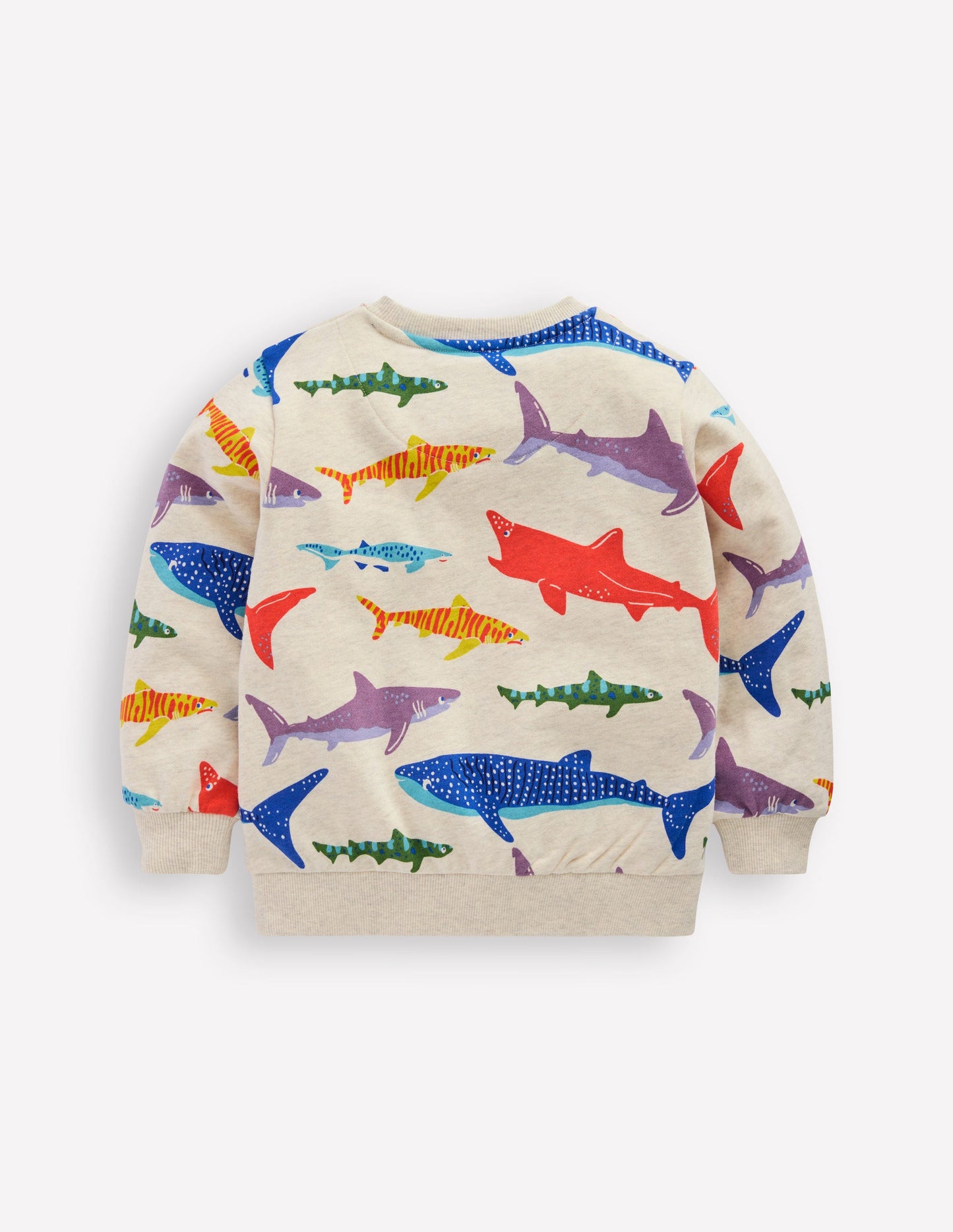 Printed Sweatshirt-Riso Shark