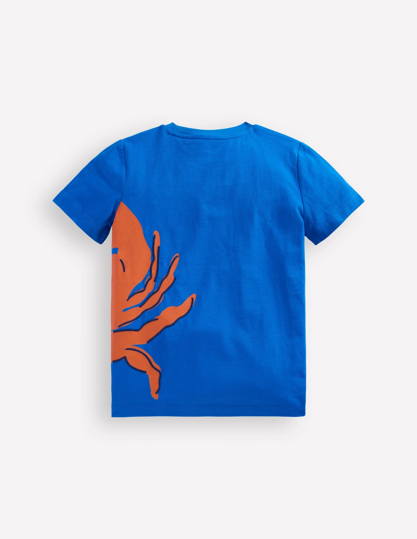 Fun Graphic T-shirt-Kingfisher Blue Crab