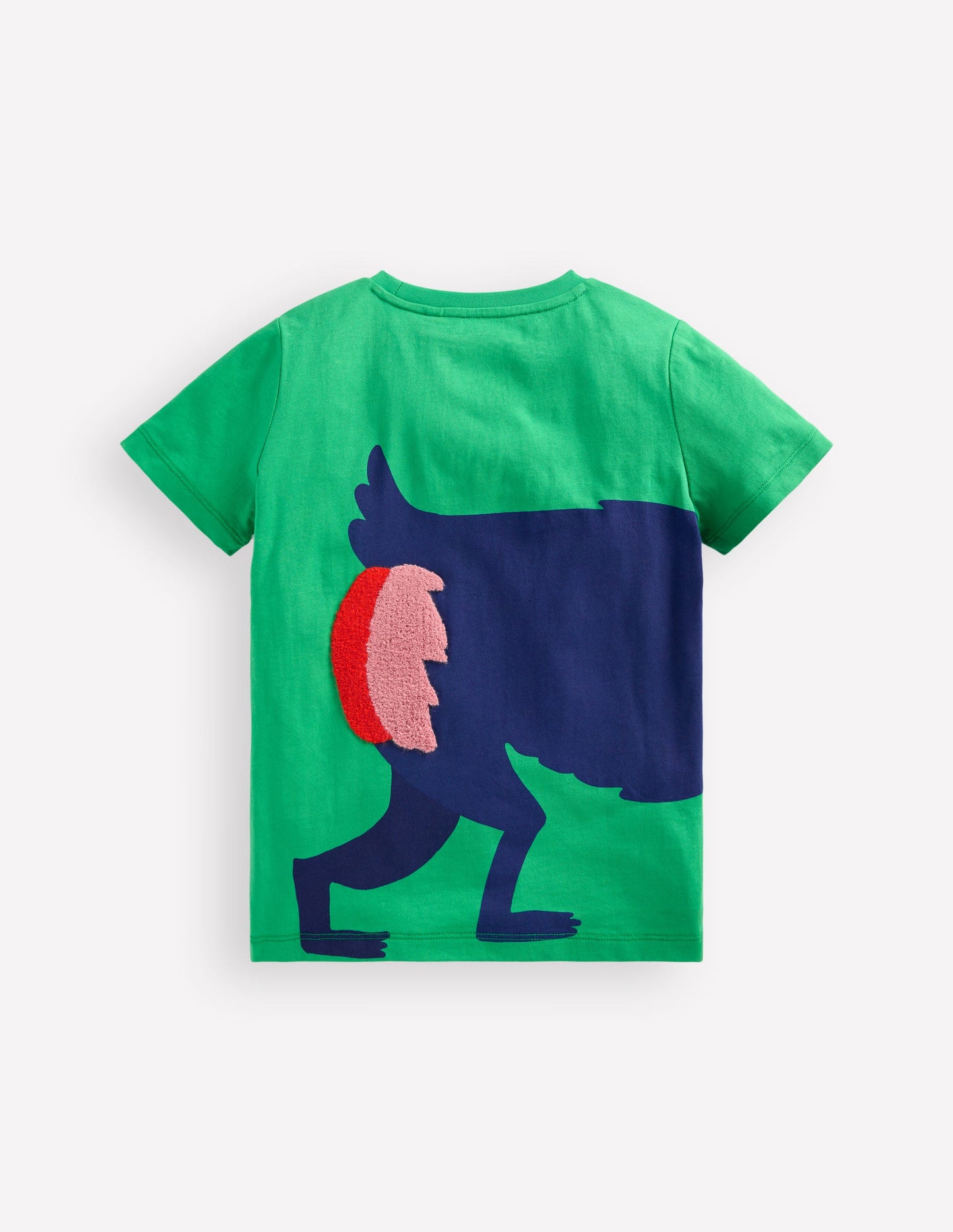Fun Graphic T-shirt-Sapling Green Baboon