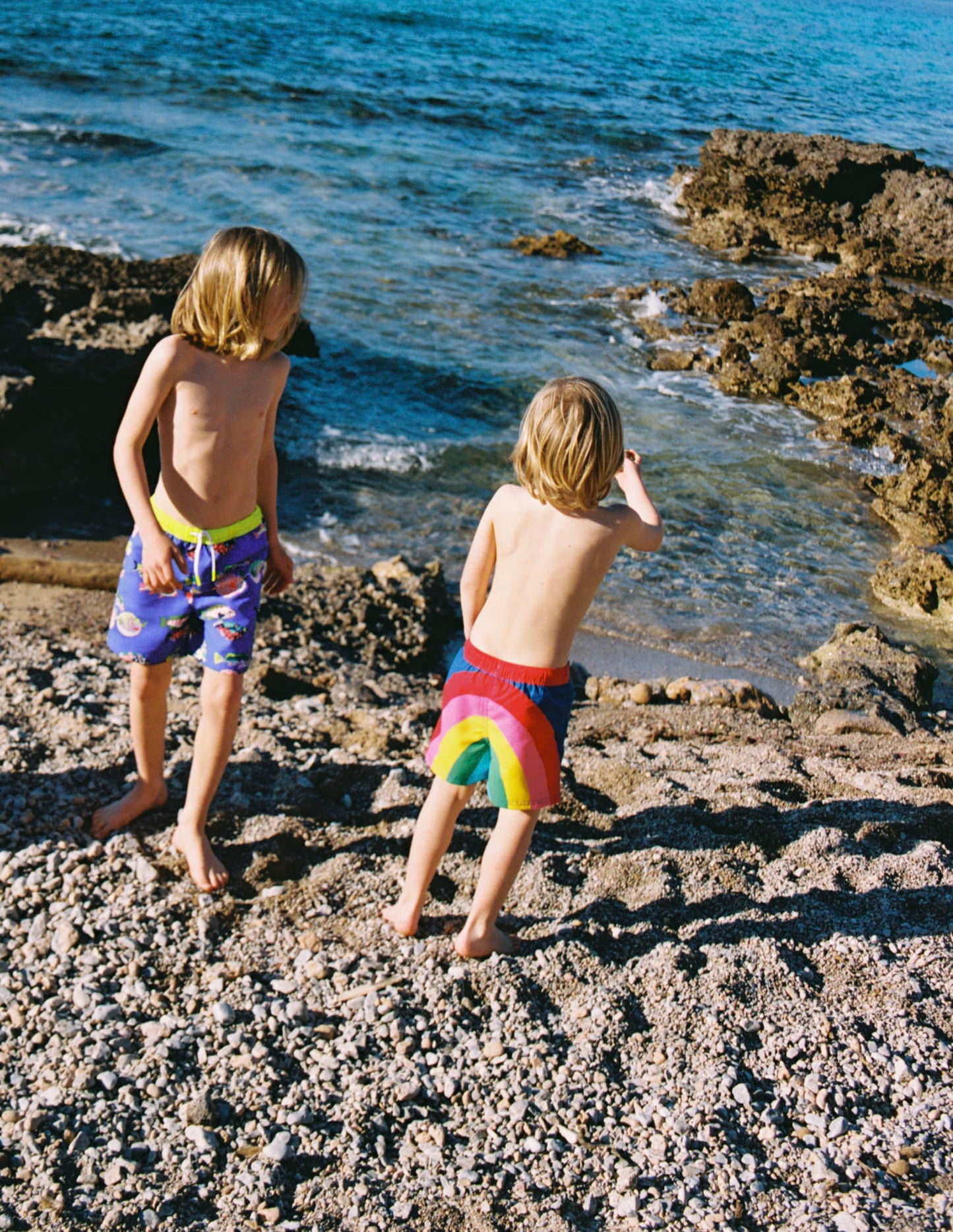 Swim Shorts-Rainbow