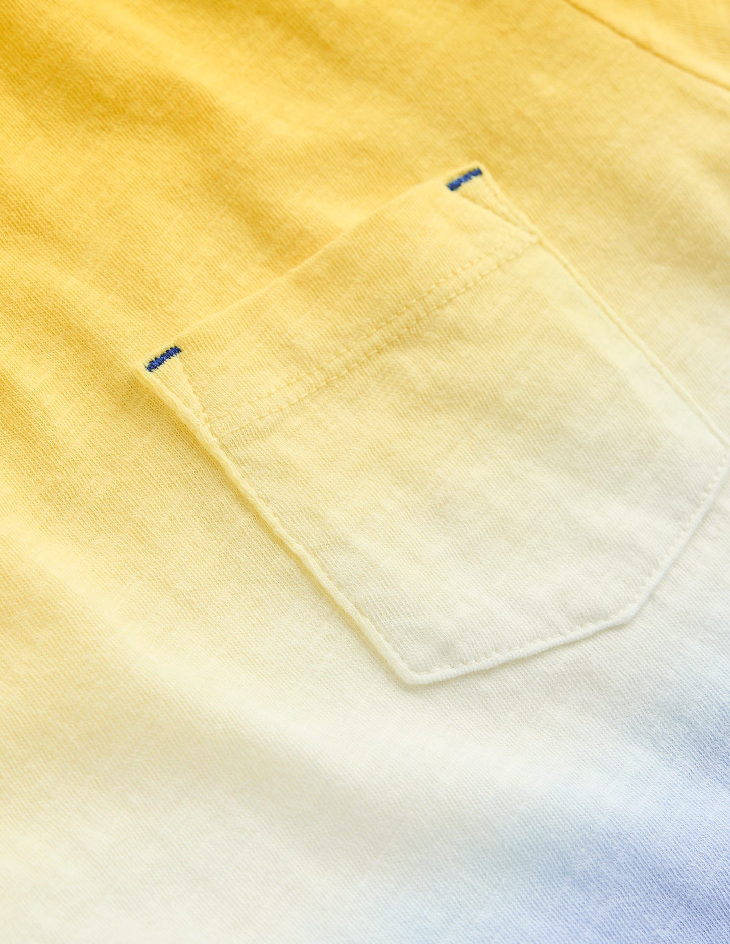 Tie Dye T-Shirt-Pineapple Yellow/ Bright Blue