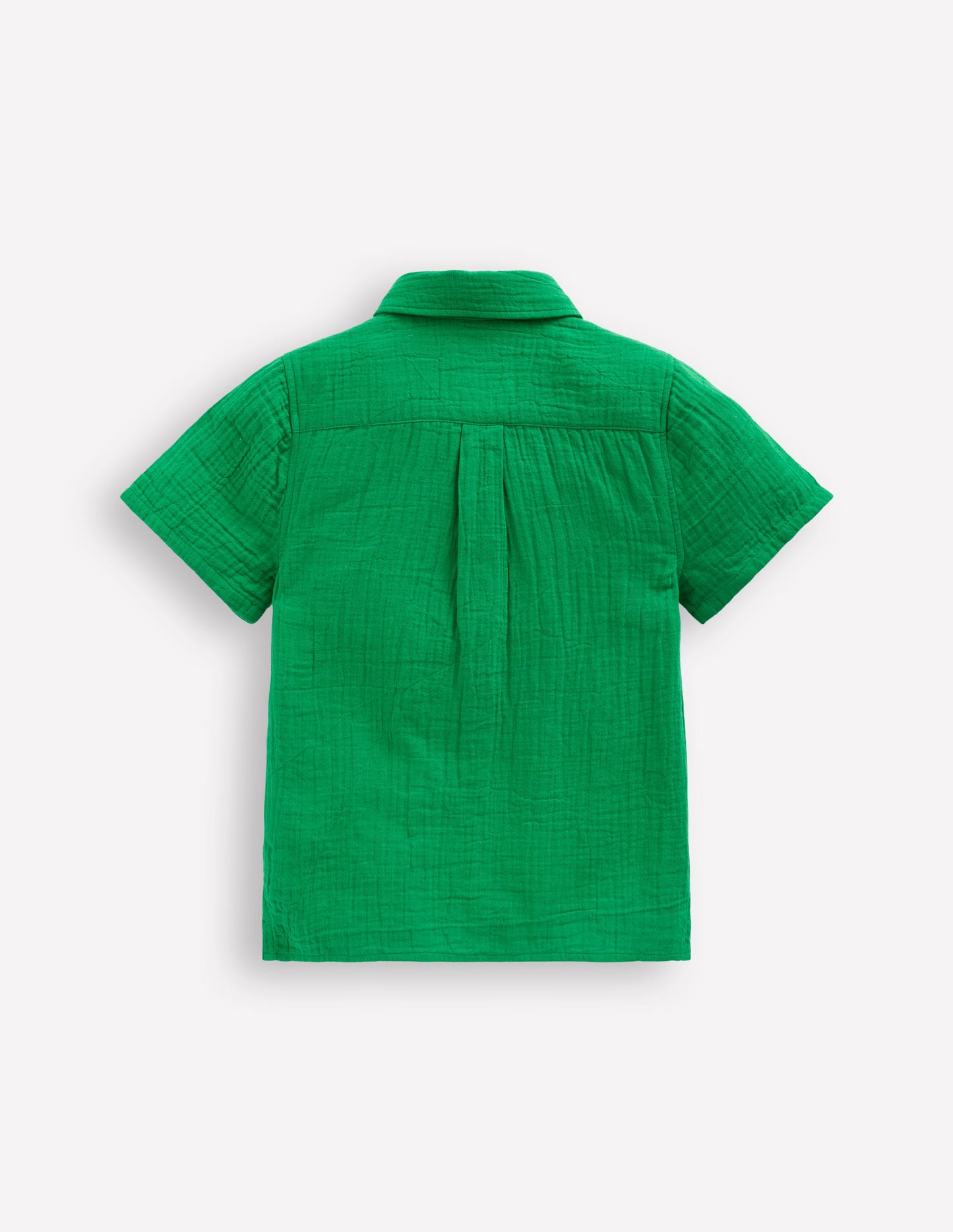 Double Cloth Shirt-Rich Emerald