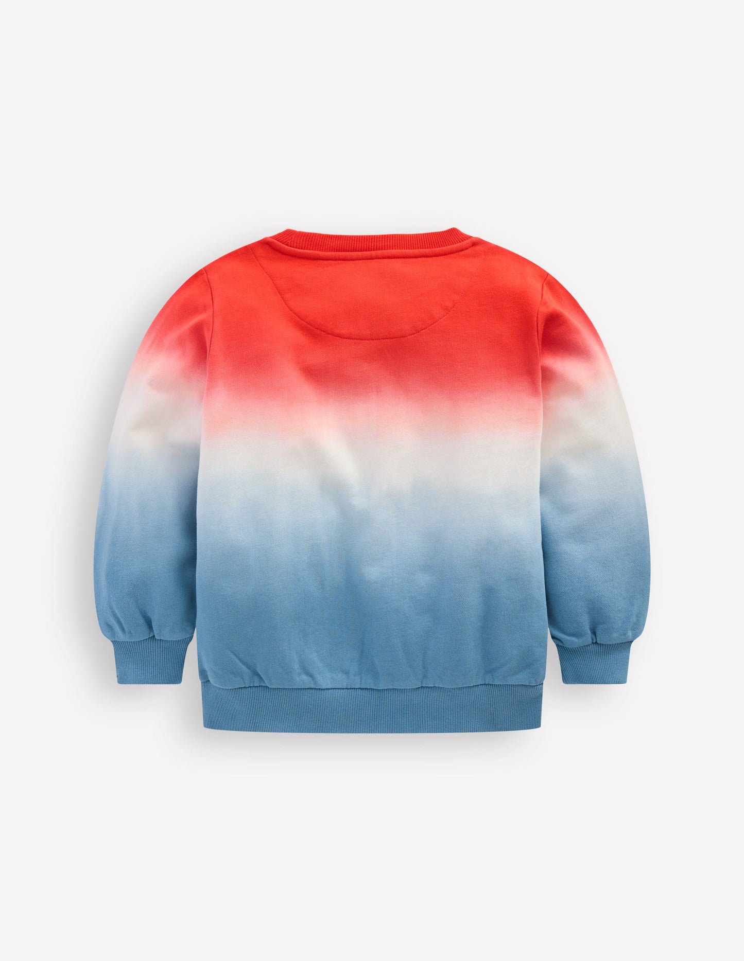 Tie Dye Sweatshirt-Glacier Blue/ Sunset Orange