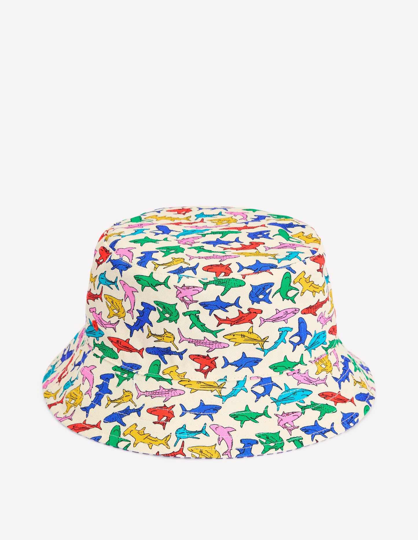 Reversible Bucket hat-Sapphire Blue Ticking Stripe