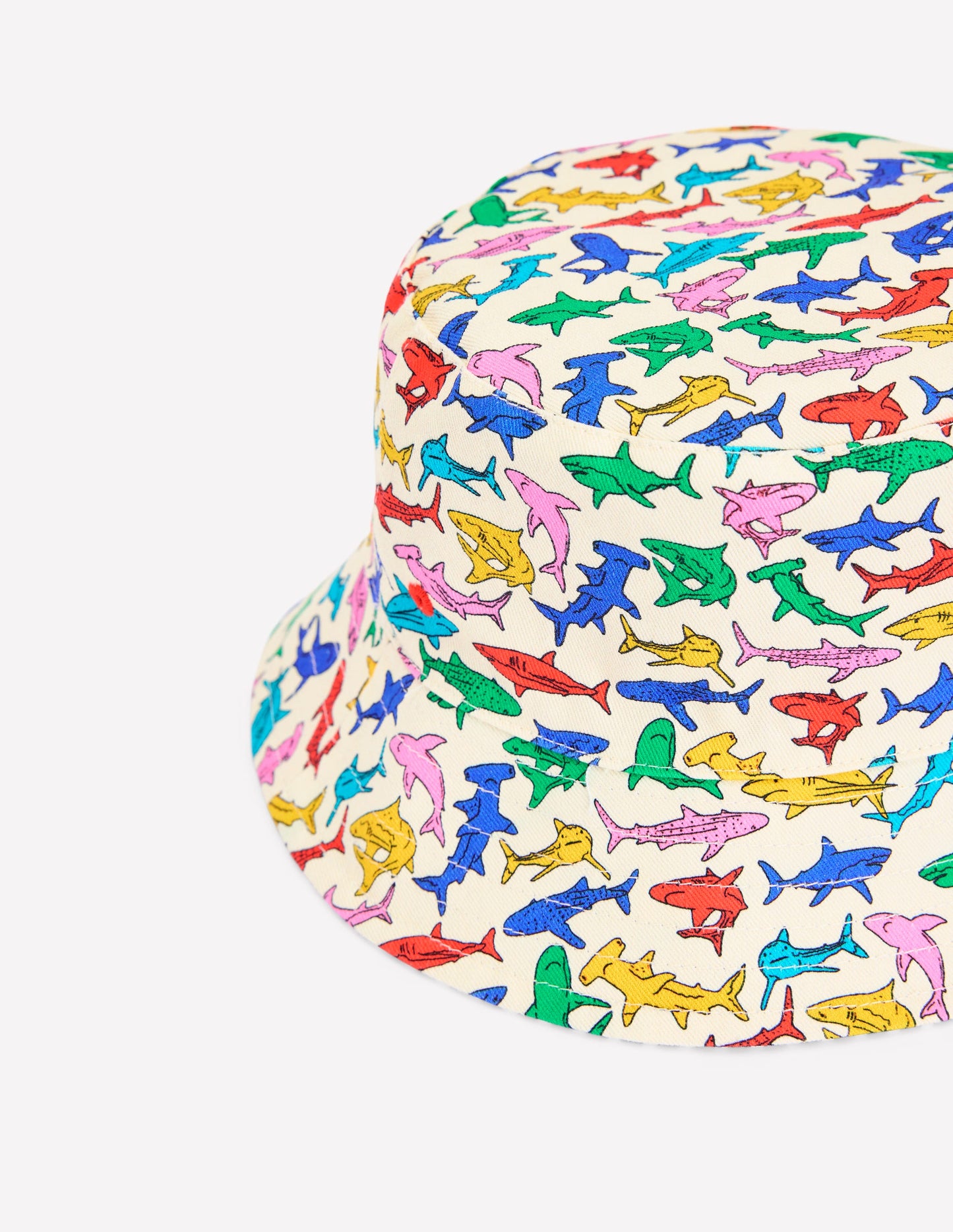 Reversible Bucket hat-Sapphire Blue Ticking Stripe