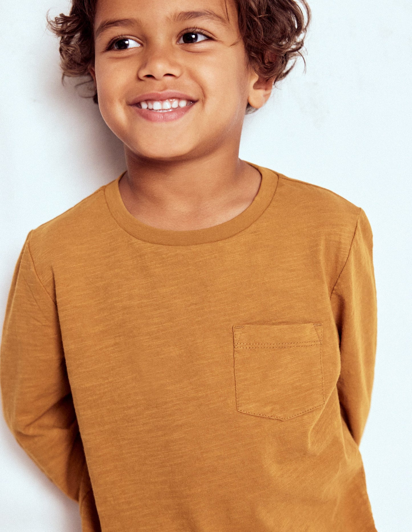 Everyday Long Sleeve T-Shirt-Toffee Brown