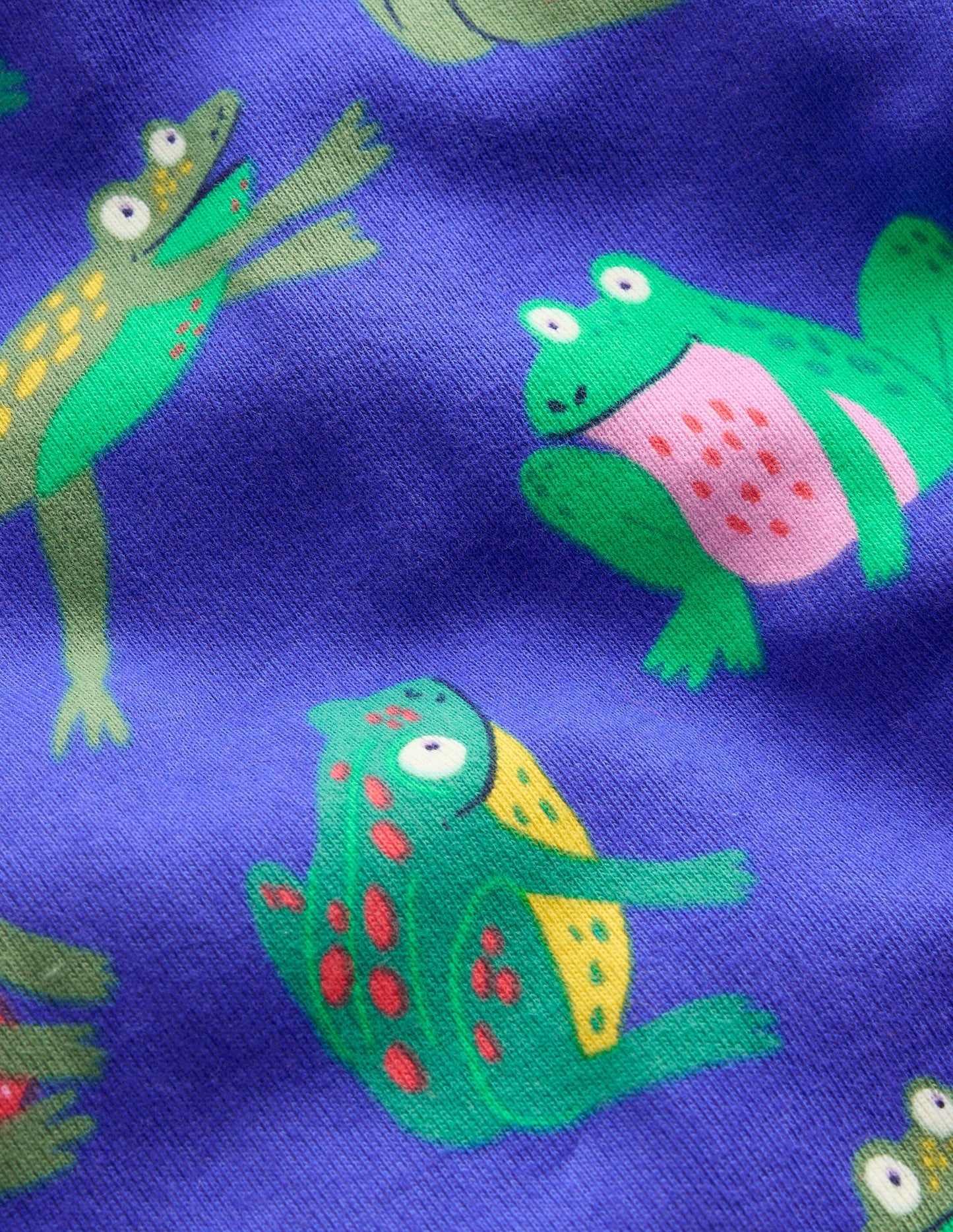 Snug Glow-In-The-Dark Pyjamas-Surf The Web Frogs