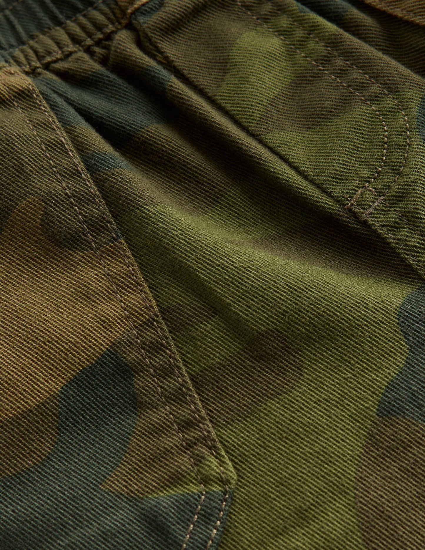Pull-on Cotton Trouser-Camo
