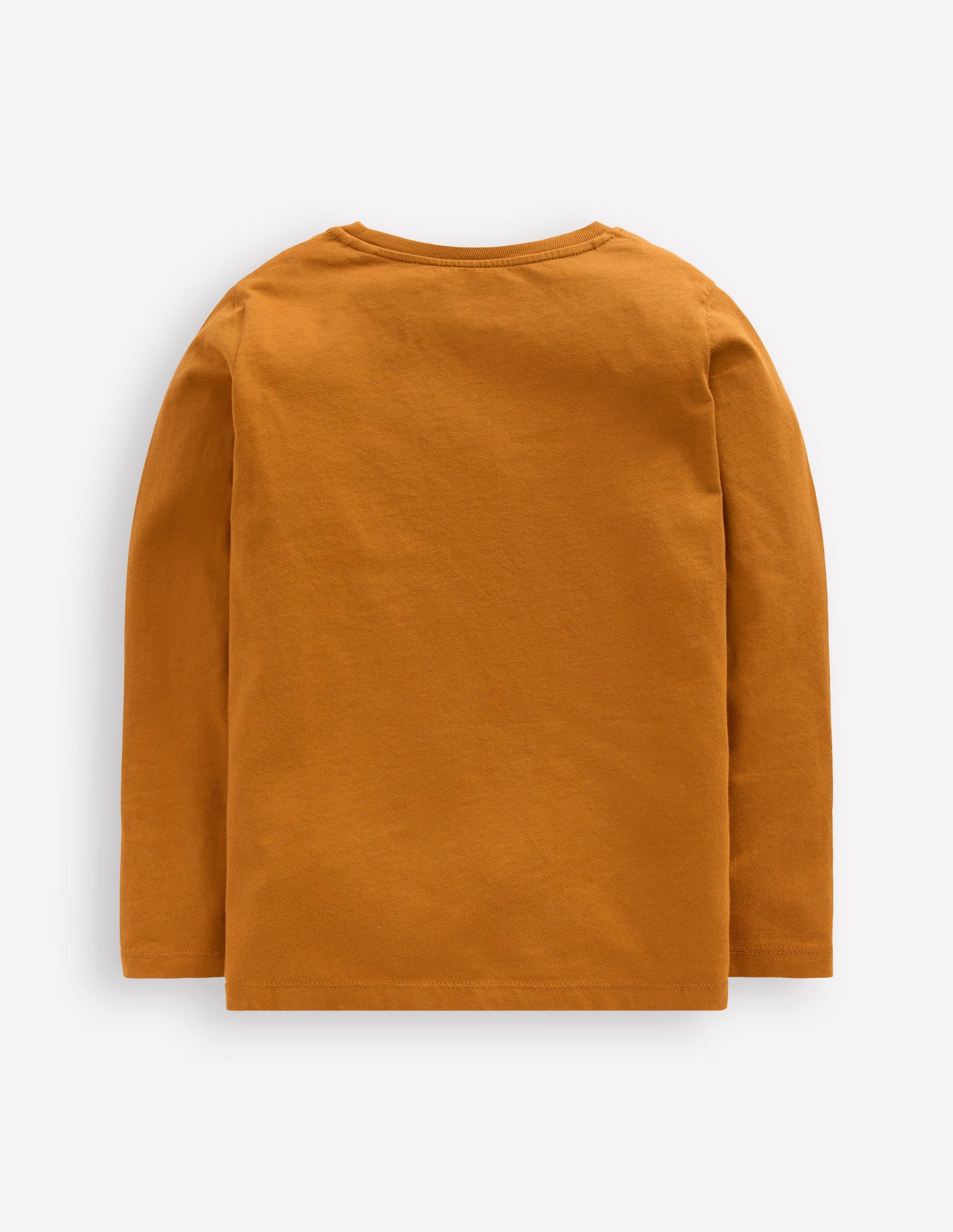 Long Sleeve Bouclé T-shirt-Toffee Brown Squirrel-3