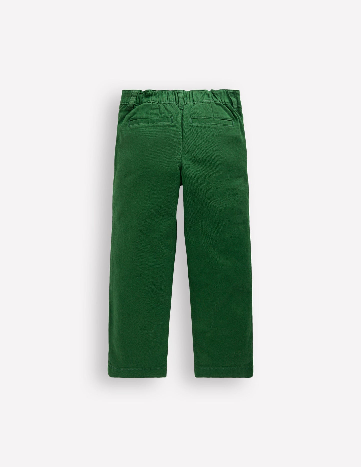 Everyday Relaxed Trousers-Pine Green Twill