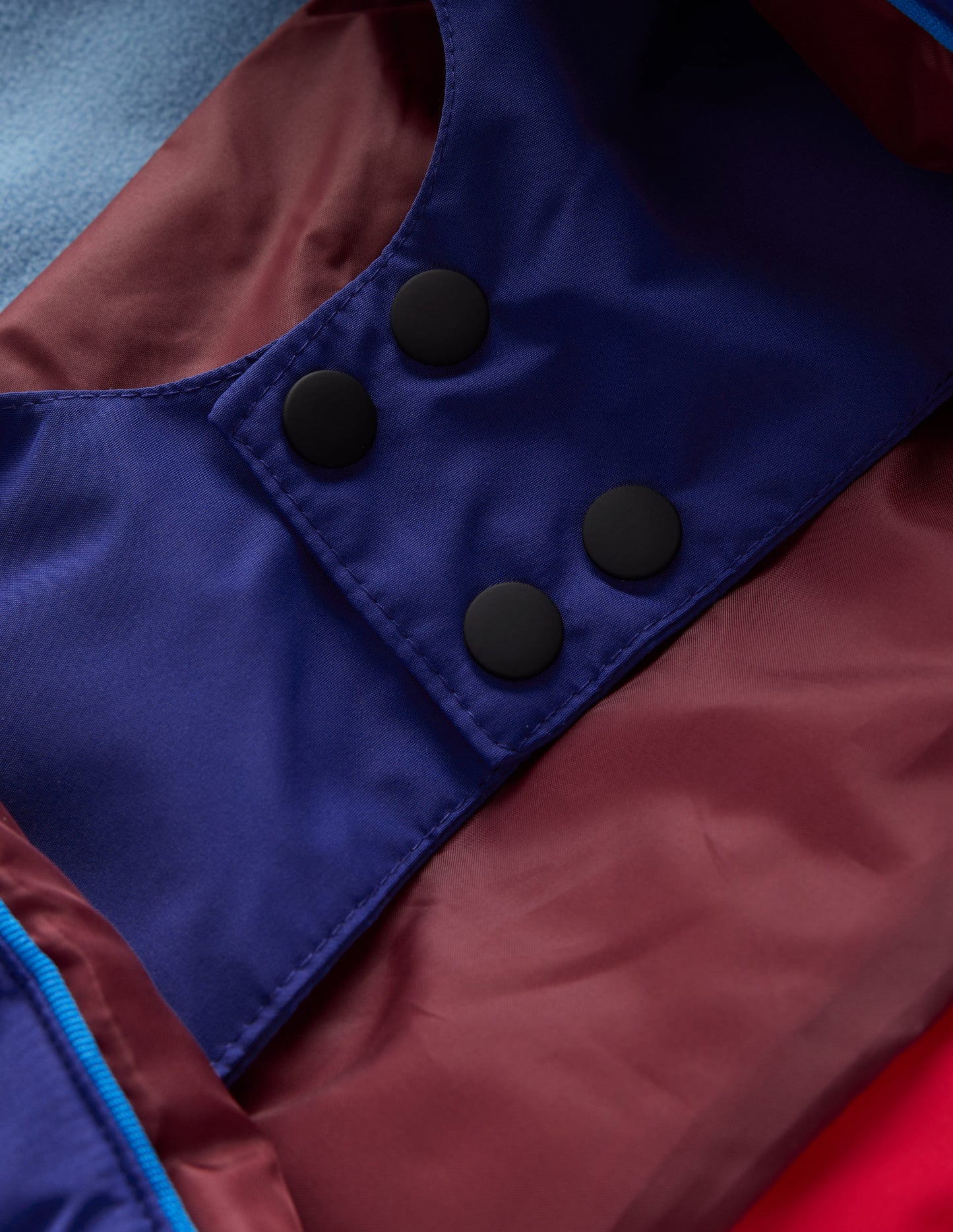 All-Weather Waterproof Coat-Red Chevron Colourclock