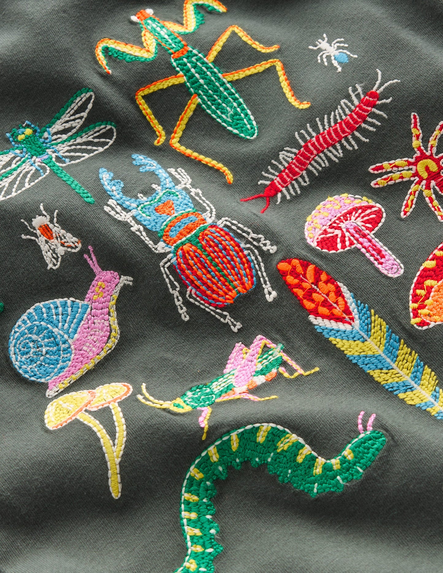 Glow Superstitch T-shirt-Smoke Insects