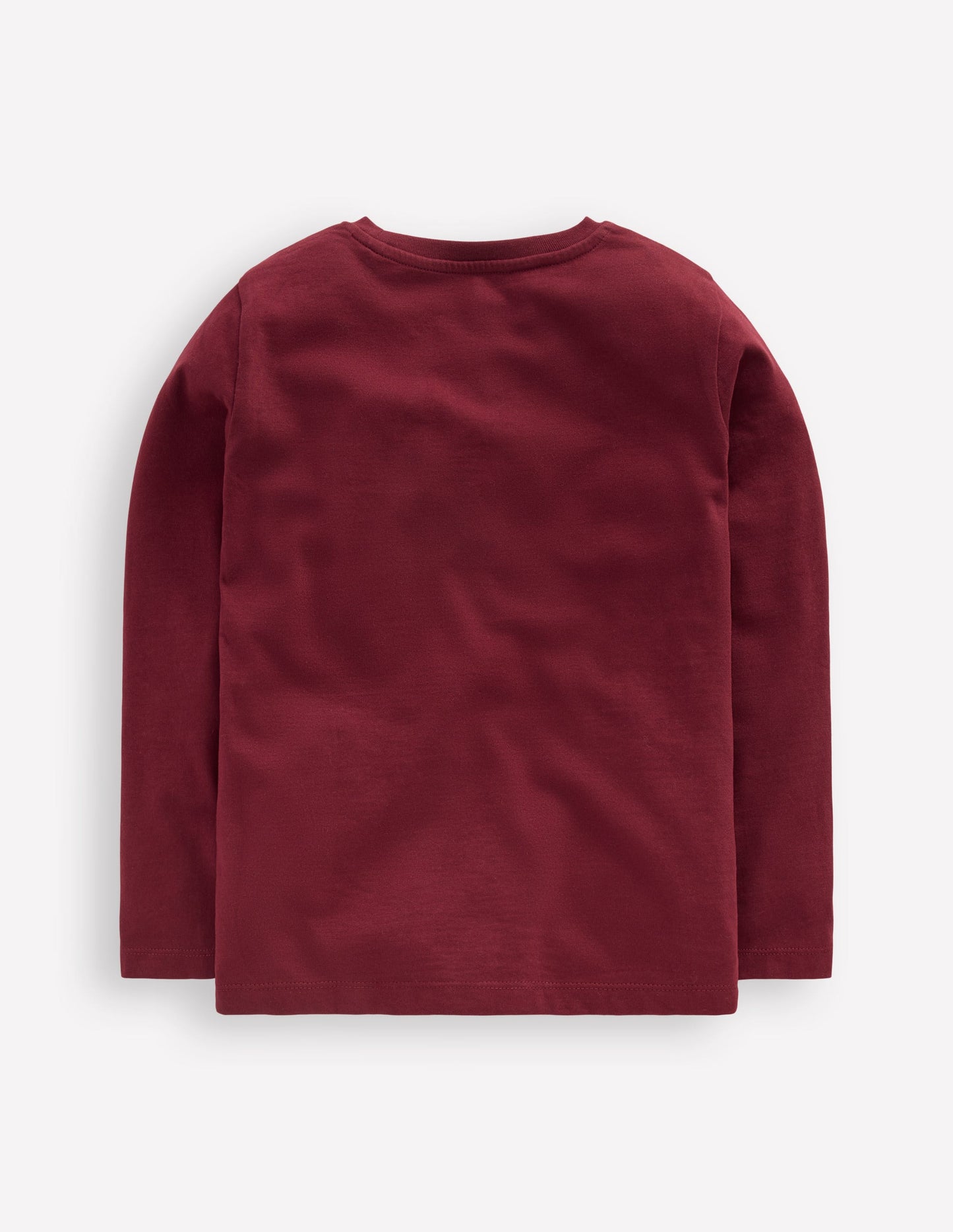 Zip Detail Appliqué T-shirt-Port Reindeer