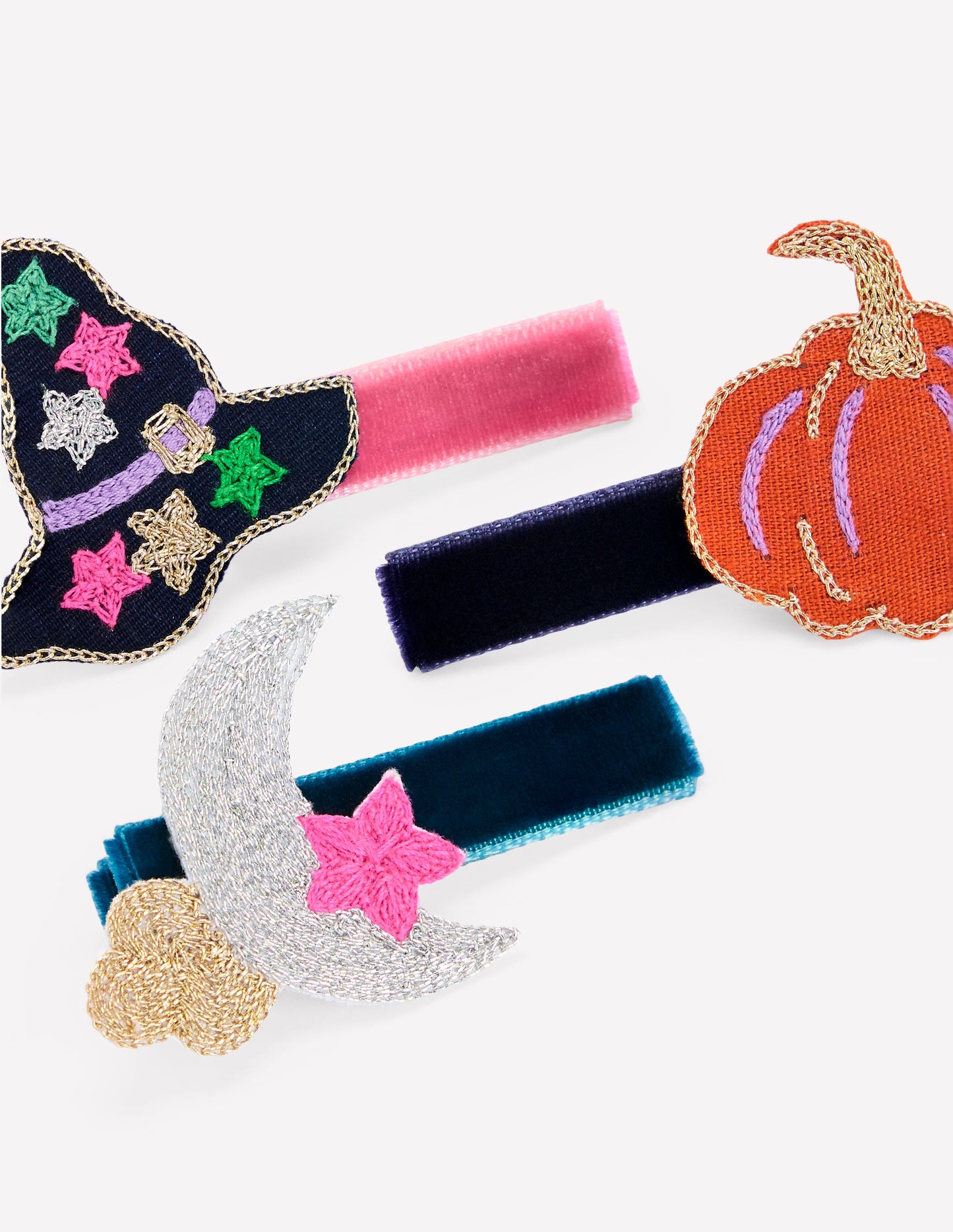 3-pack Hair Clips-Halloween