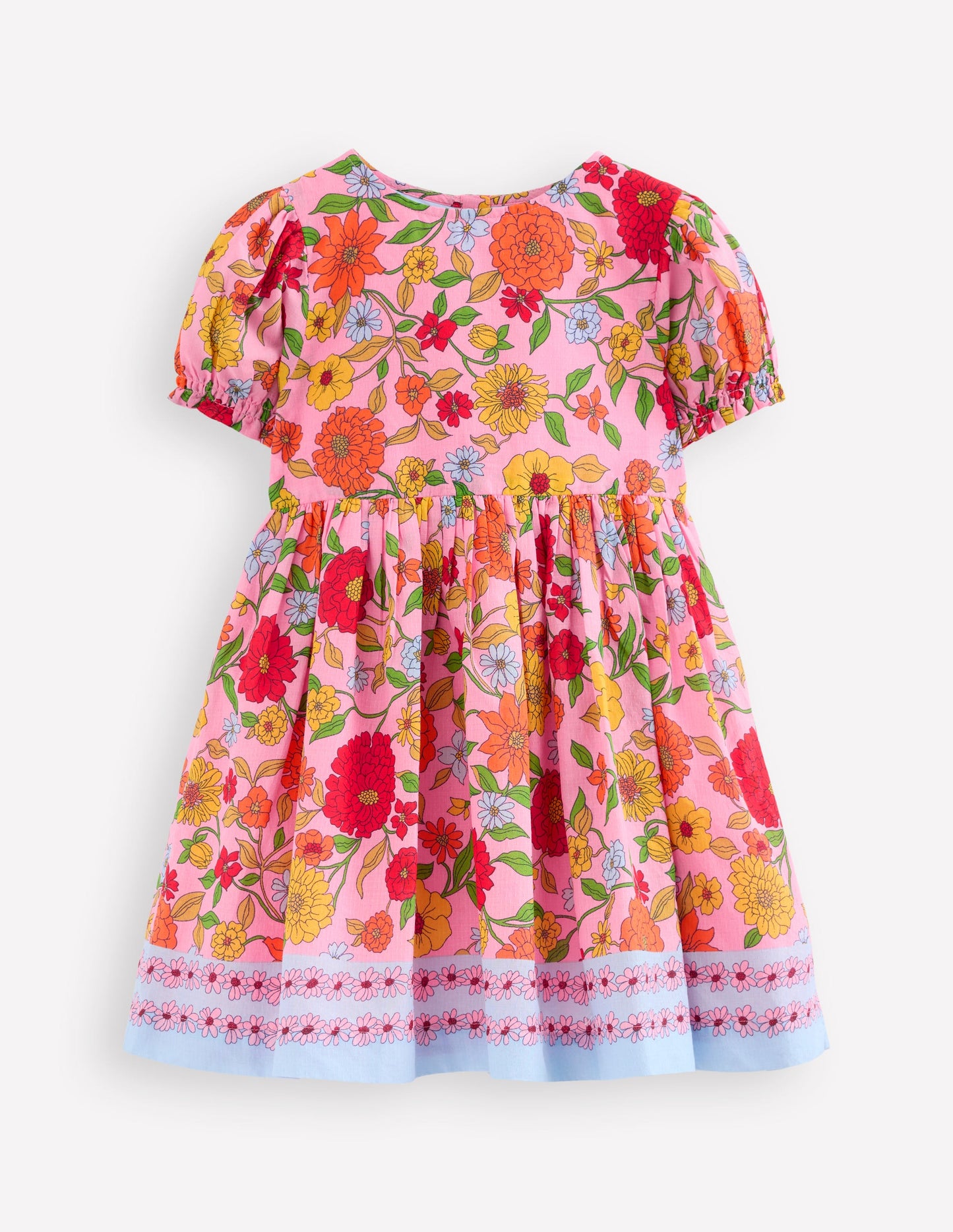 Madeline Woven Dress-Pink Floral