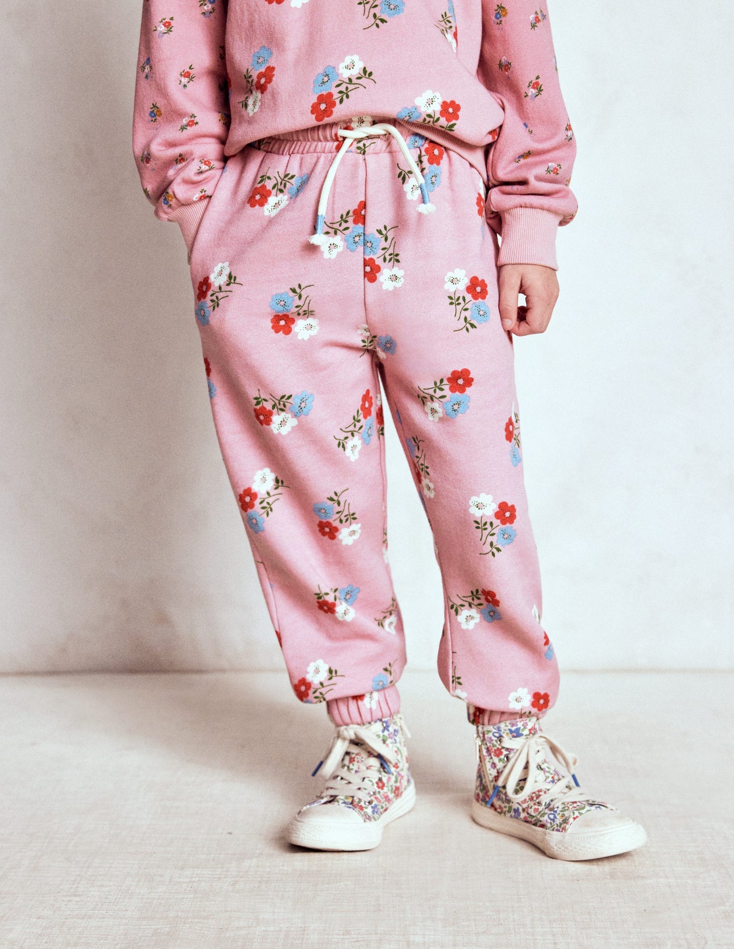 Printed Sweatshirt-Hotchpotch Floral