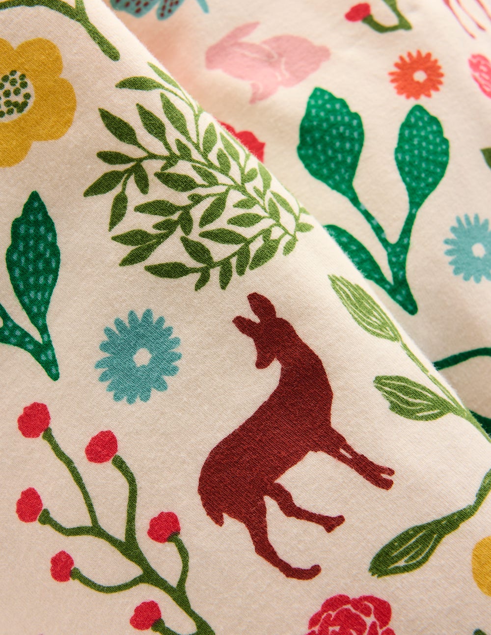 Fun Leggings-Ivory Woodland Walk