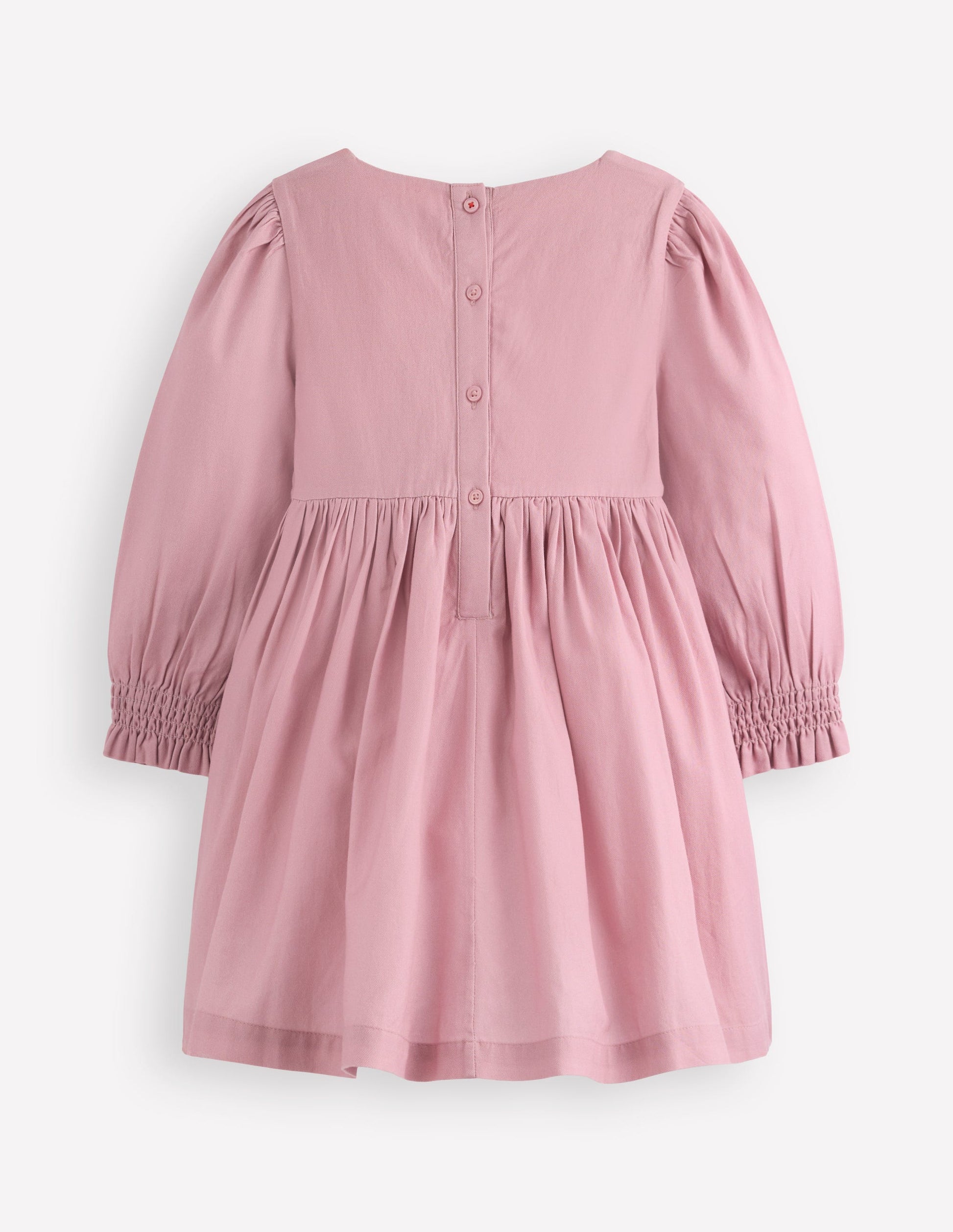 Madeline Long Sleeve Dress-Formica Pink Horses-5