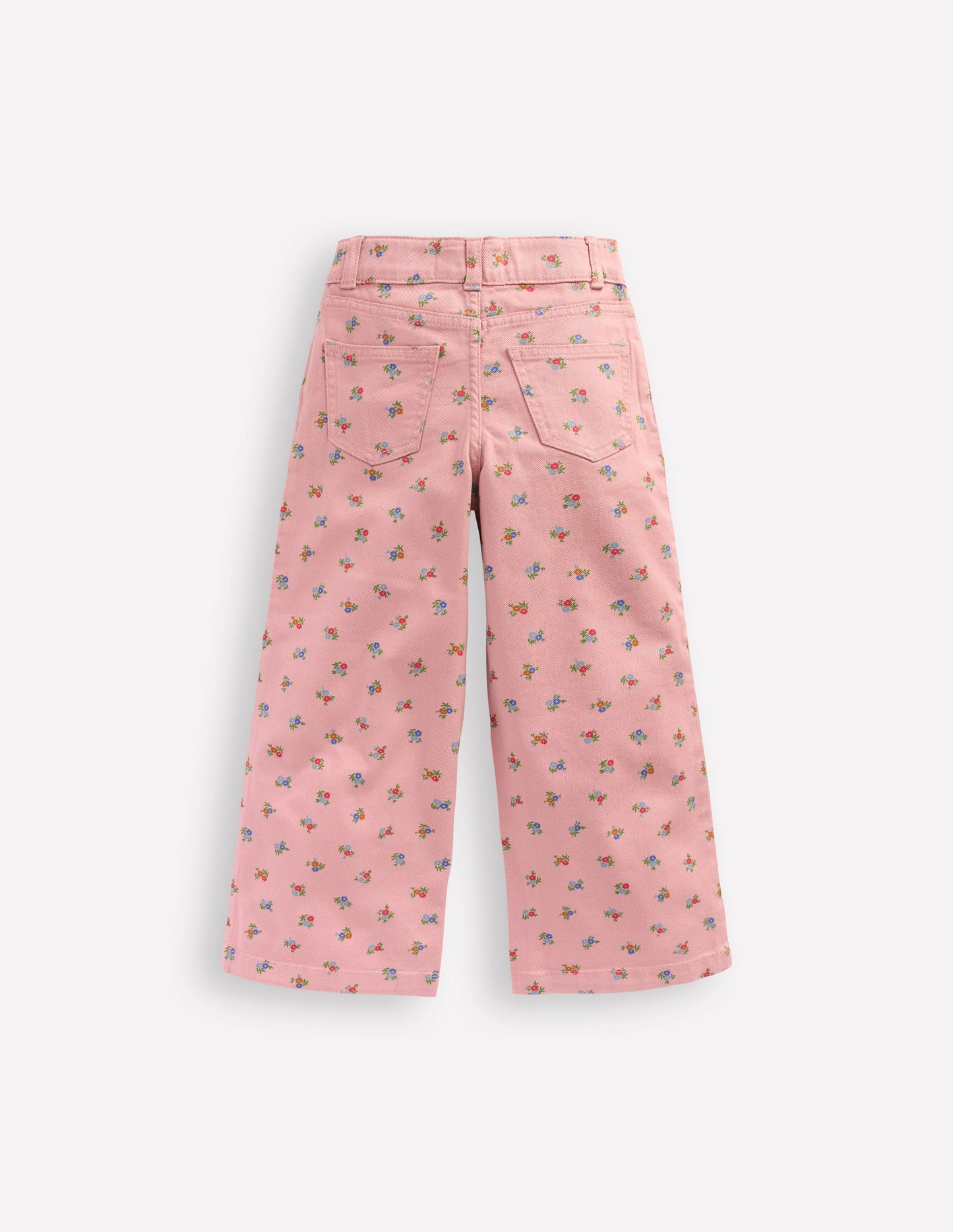 Wide Leg Trouser-Vintage Pink Ditsy