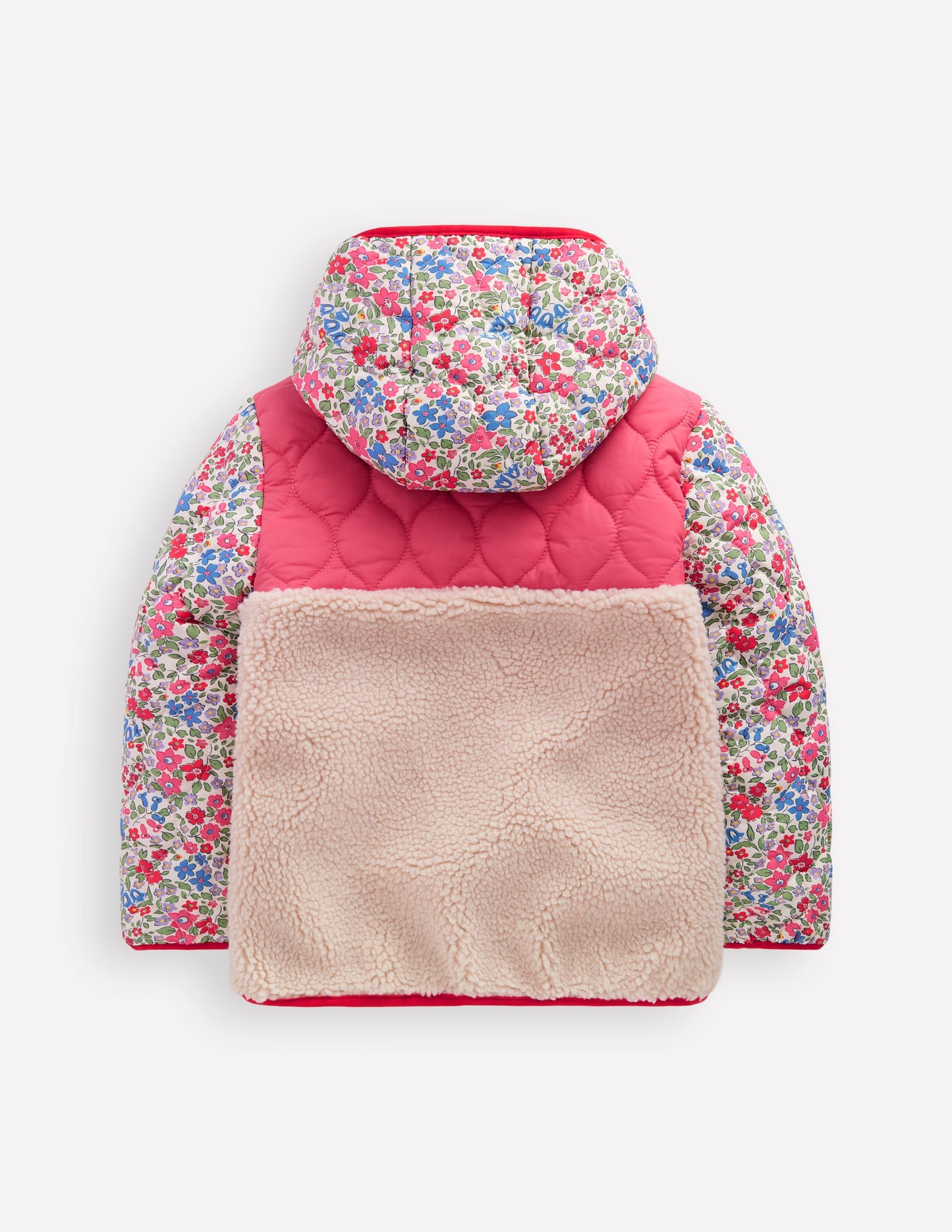 Janie Borg Mix Jacket-Rose Pink Flowerbed