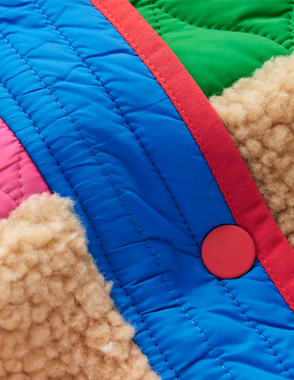 Janie Borg Mix Jacket-Multi Colourblock