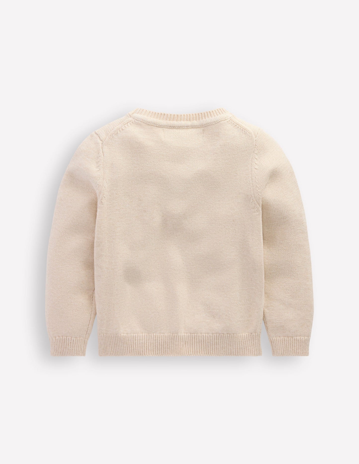 Fun Logo Jumper-Oatmeal Melange Cherries