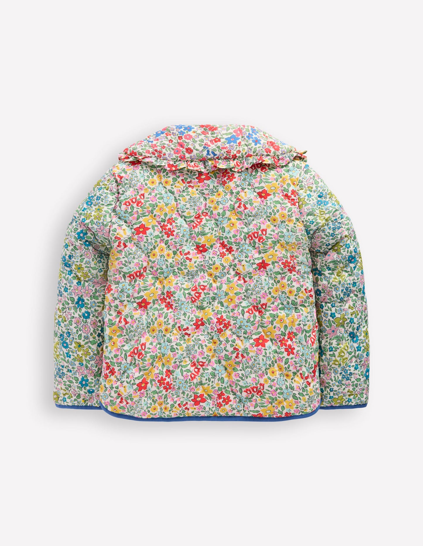 Quilted Collared Jacket-Rose Pink Flowerbed
