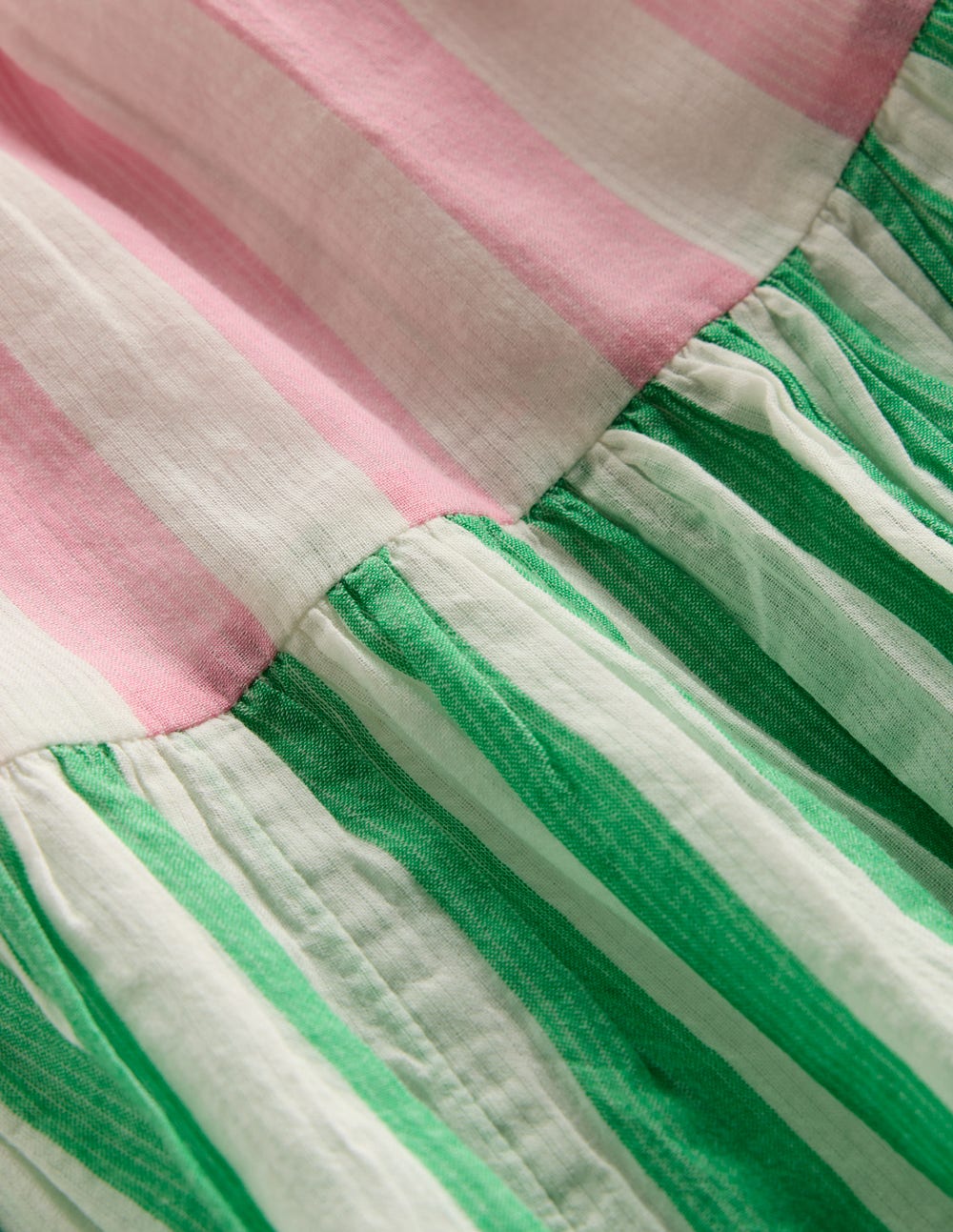 Aurelia Tiered Twirly Dress-Hotchpotch Stripe