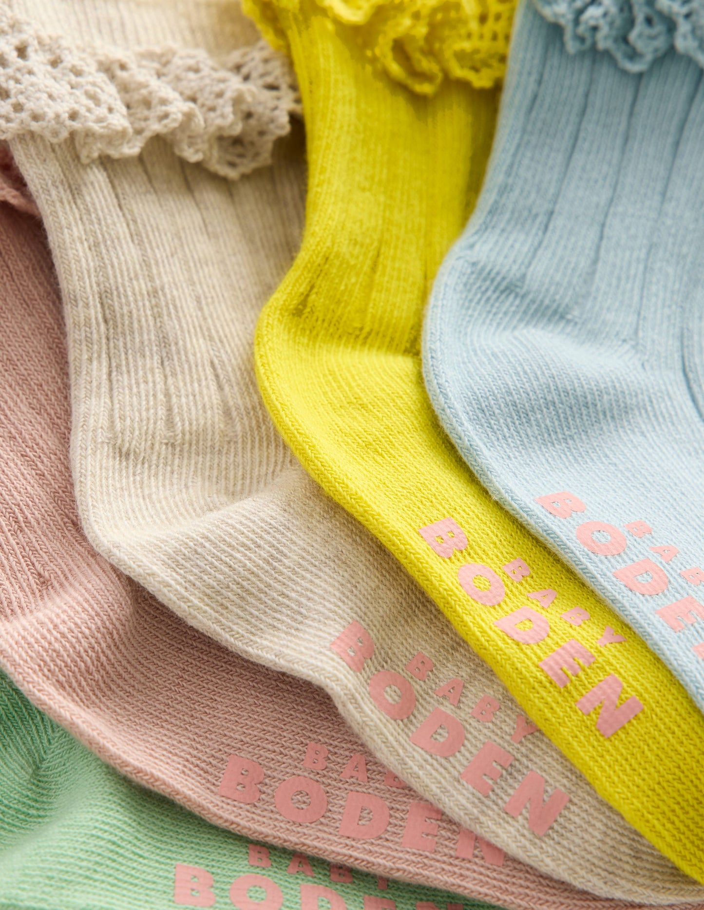 Baby Roll Top Socks 5 Pack-Multi