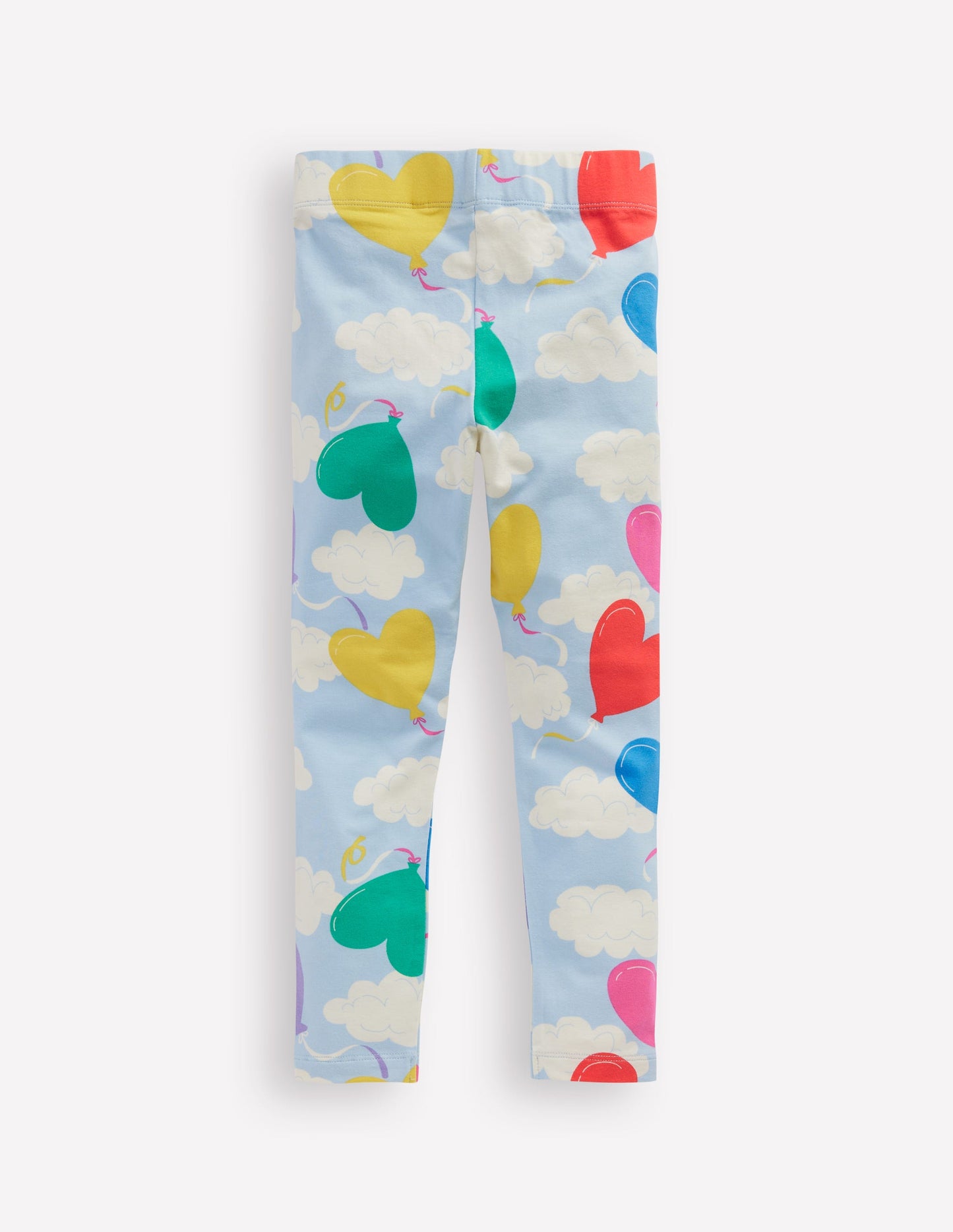 Everyday Fun Leggings-Misty Blue Balloon Sky