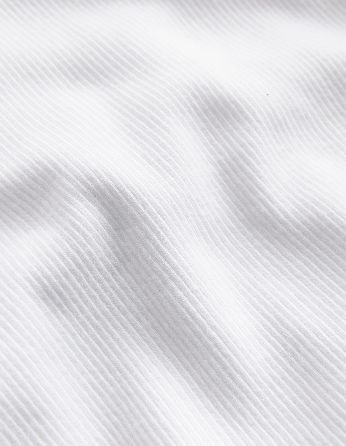 Short Sleeve Ribbed T-shirt-White
