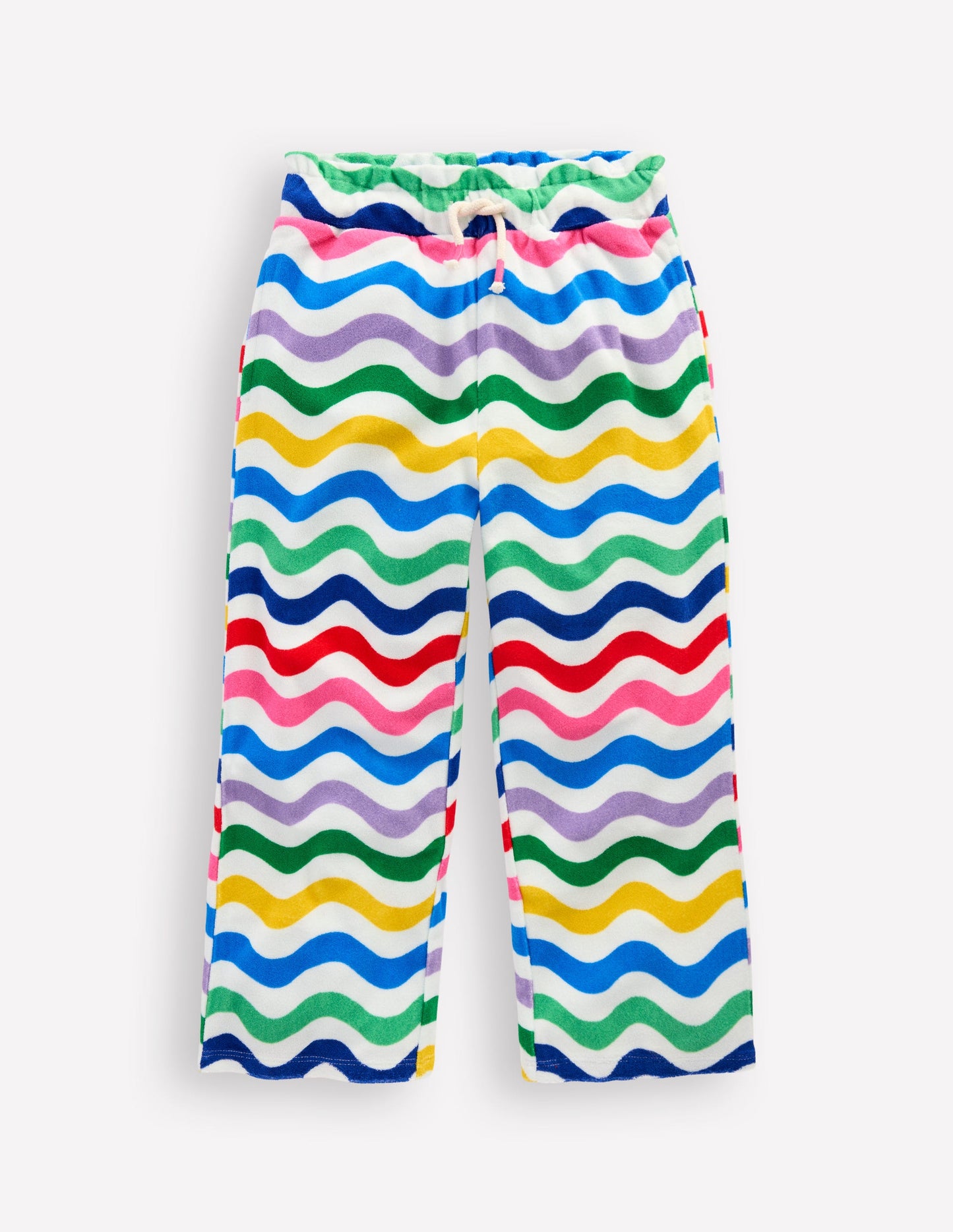 Towelling Trousers-Multi Wave