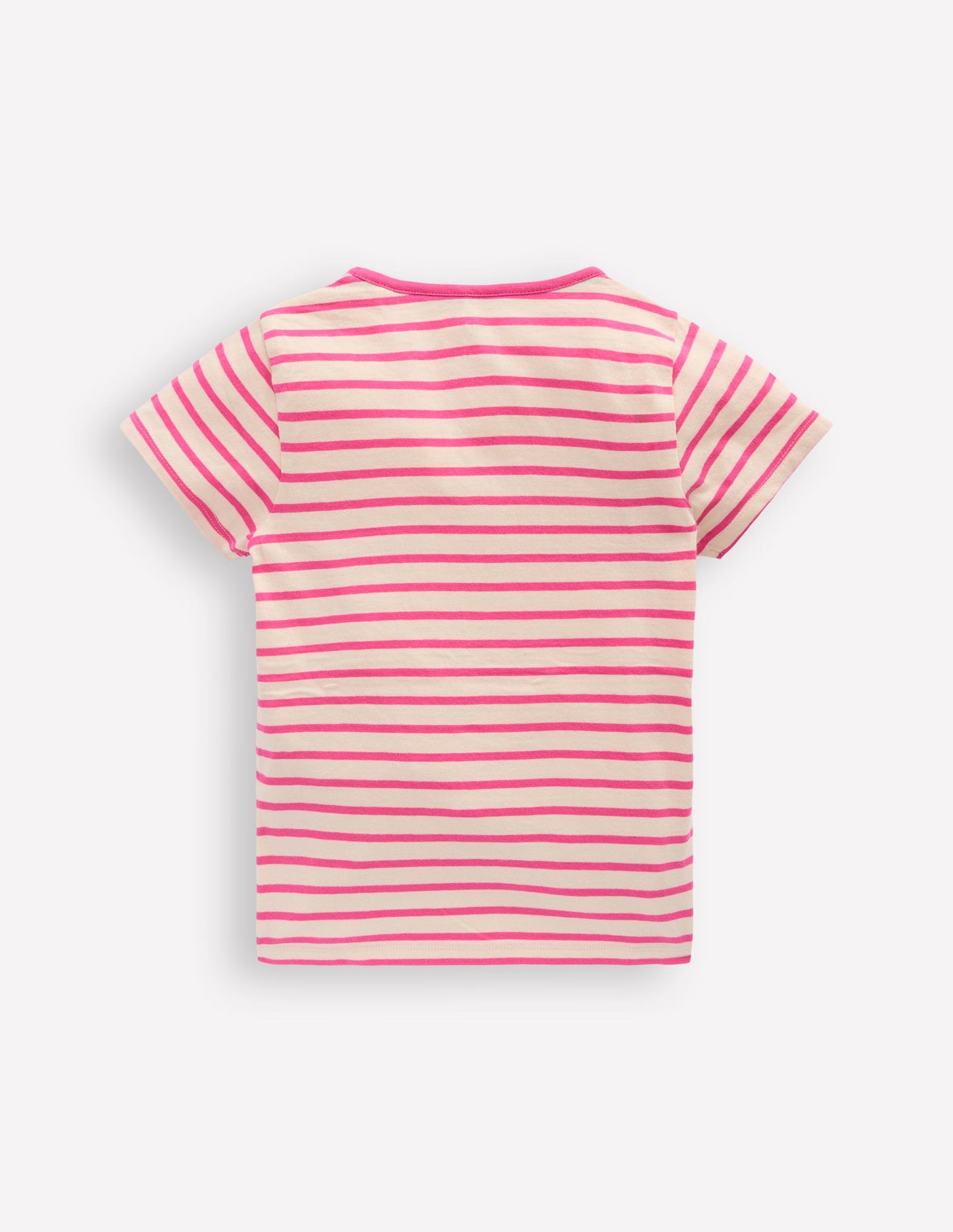 Short Sleeve Appliqué T-shirt-Rose Petal Pink Cheetah