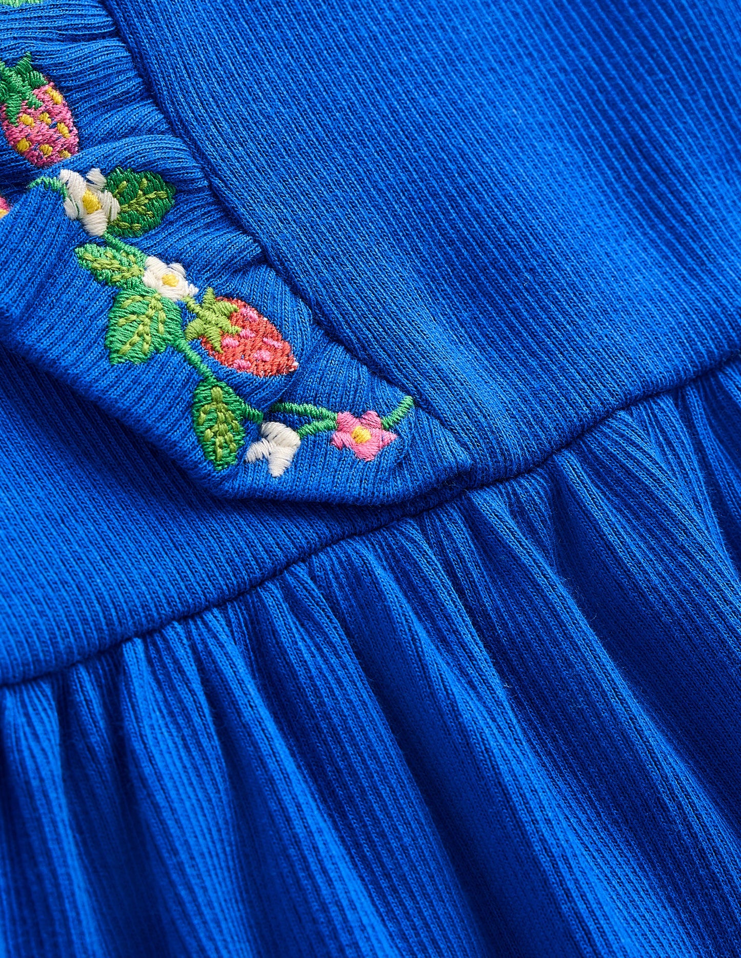 Frieda Embroidered Dress-Gallery Blue