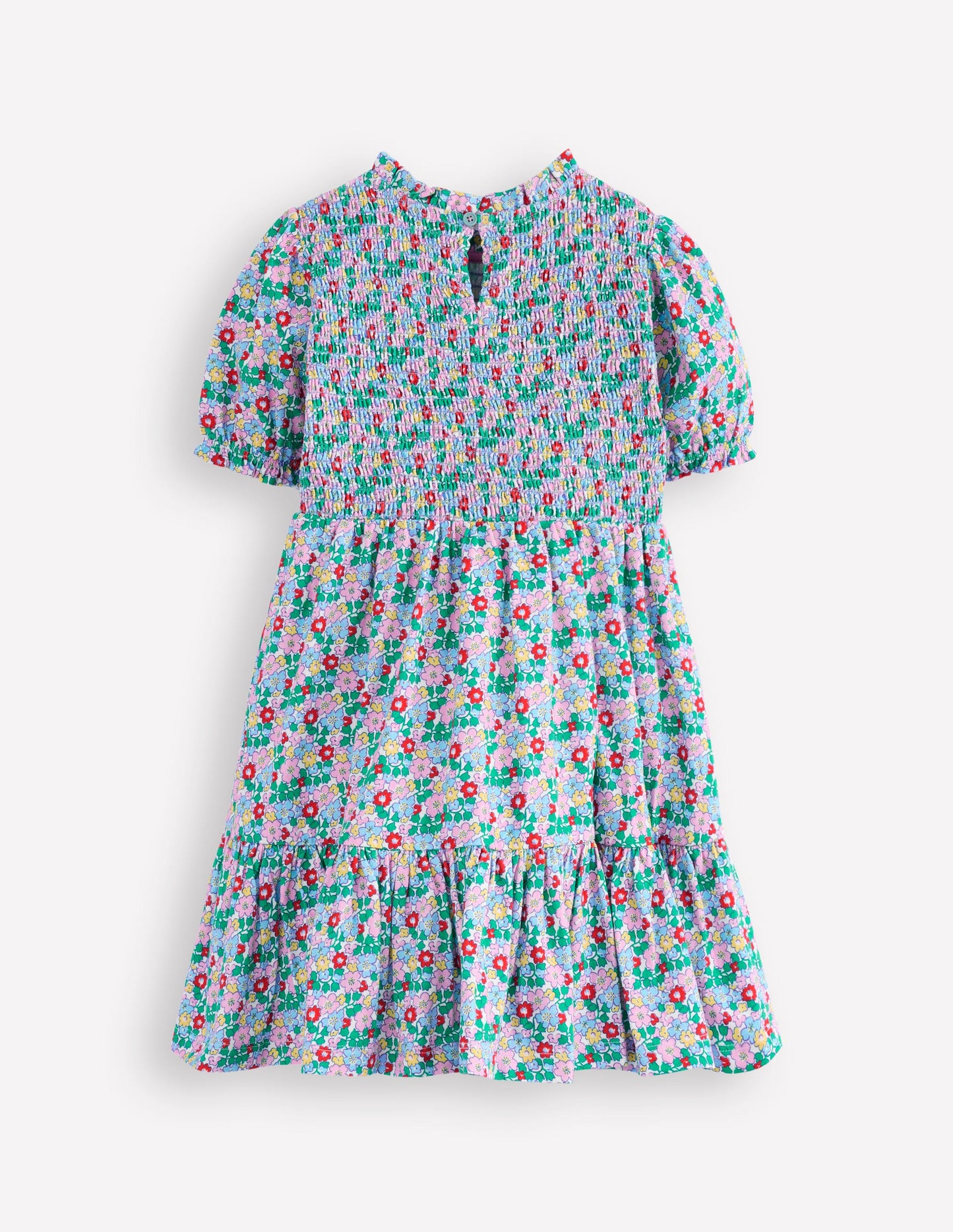 Aurora Shirred Twirly Dress-Multi Flowerbed