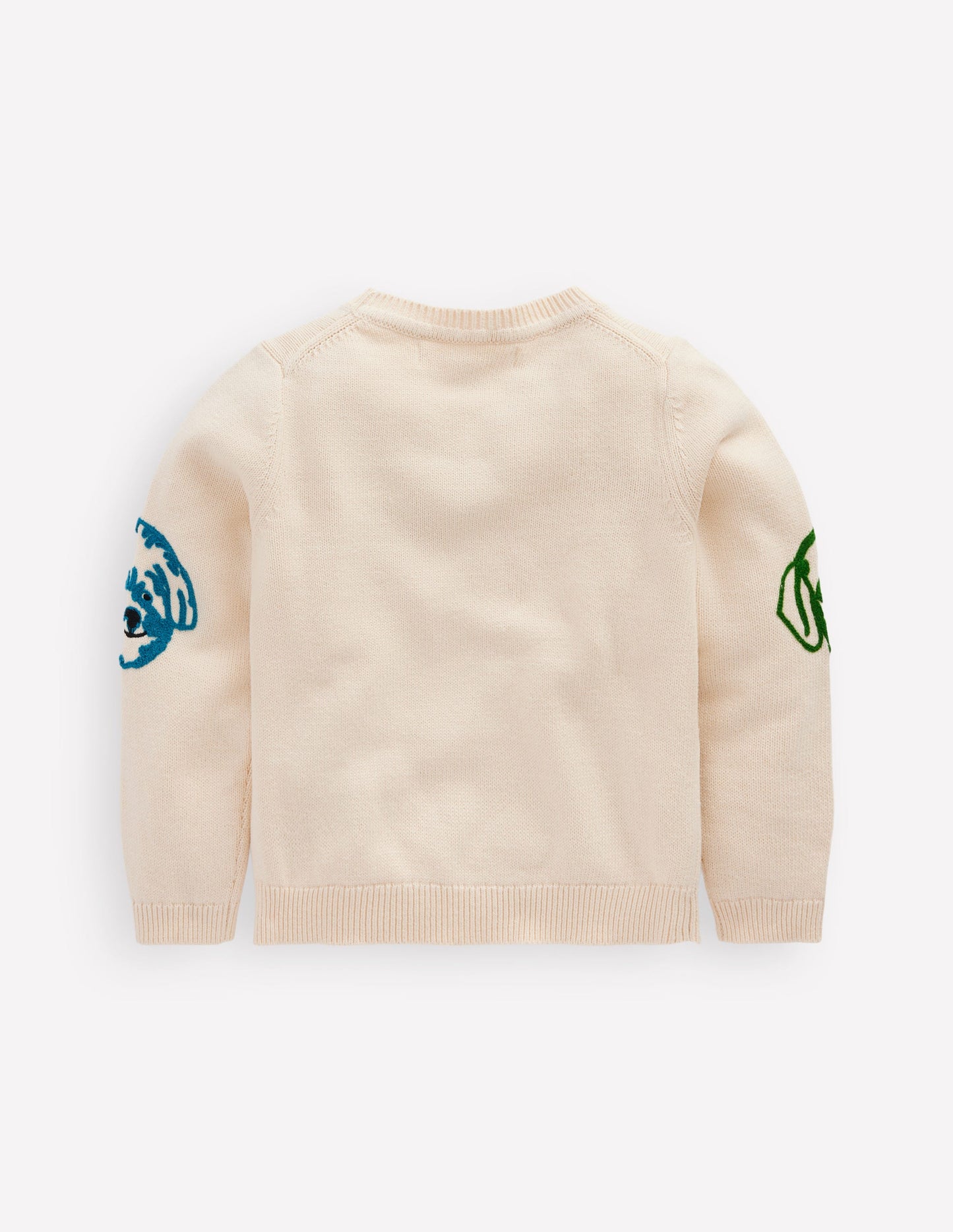 Fun Logo Jumper-Warm Ivory Dogs