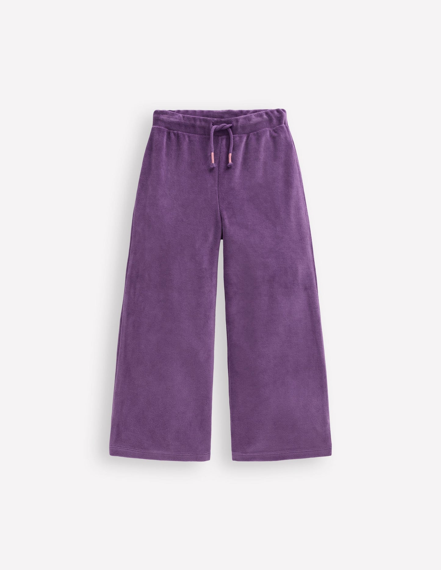 Heart Pocket Velour Jogger-Mystical Purple