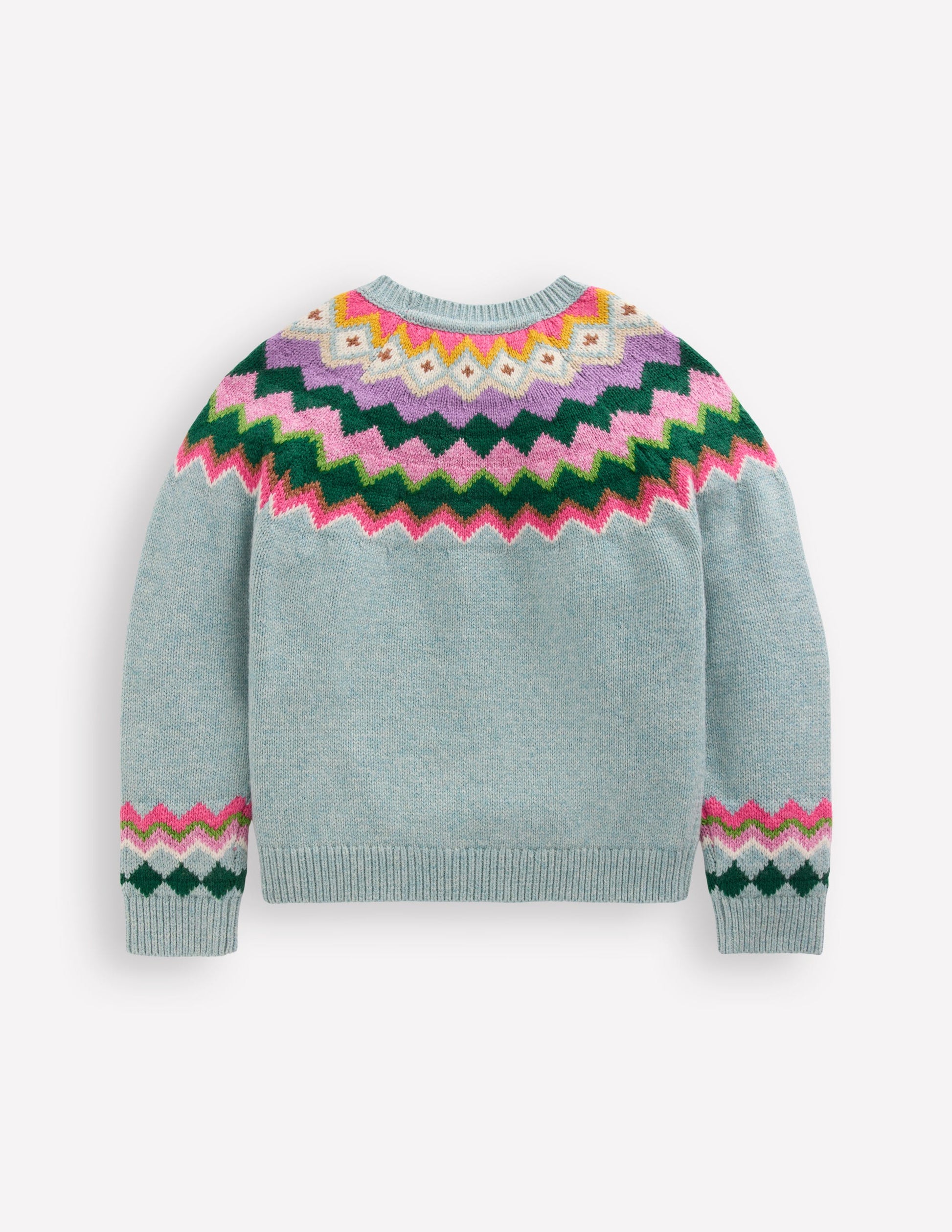 Eleanor Fair Isle Jumper-Sea Mist Blue Fair Isle-4