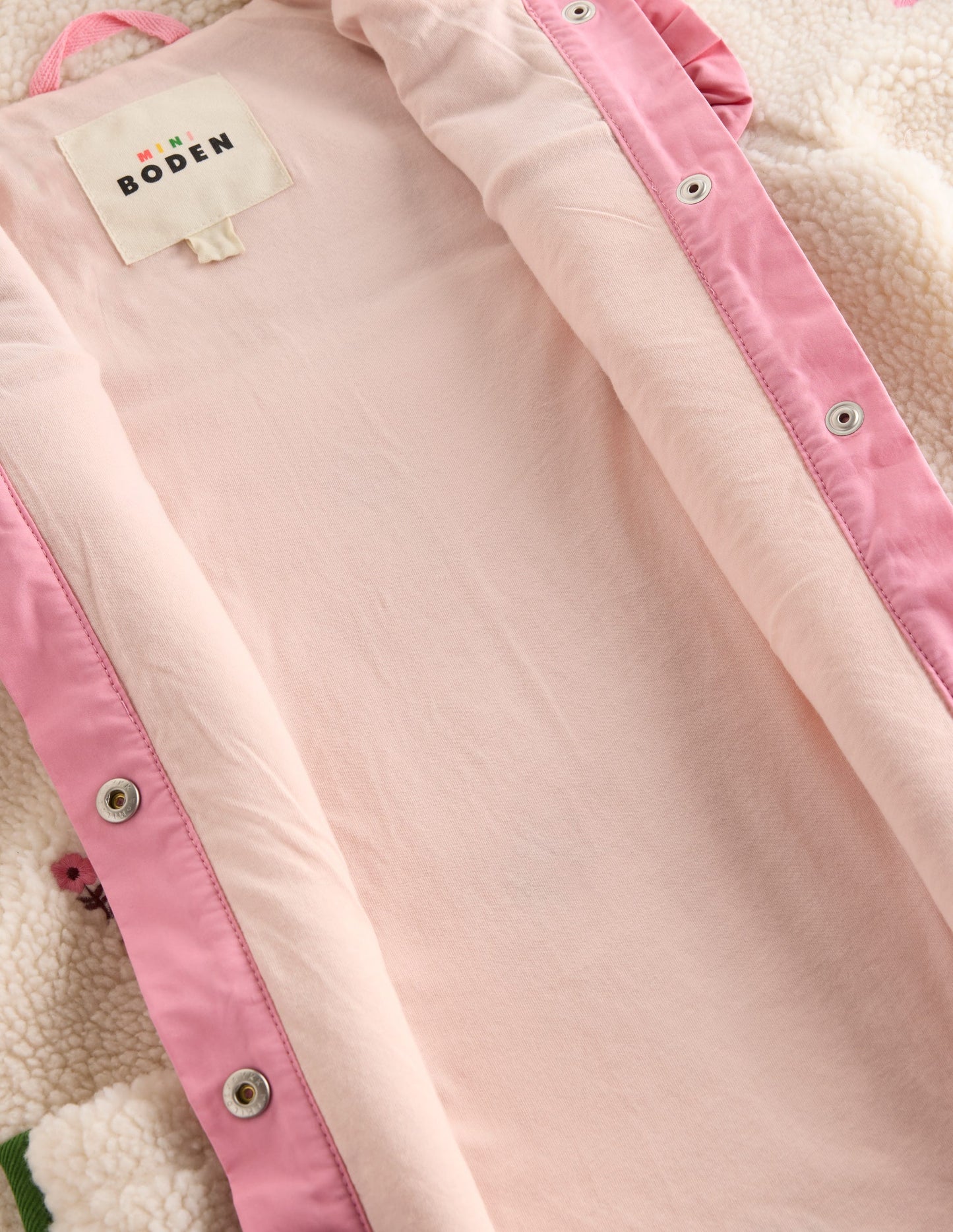 Pretty Borg Mix Jacket-Soft Ivory Embroidered