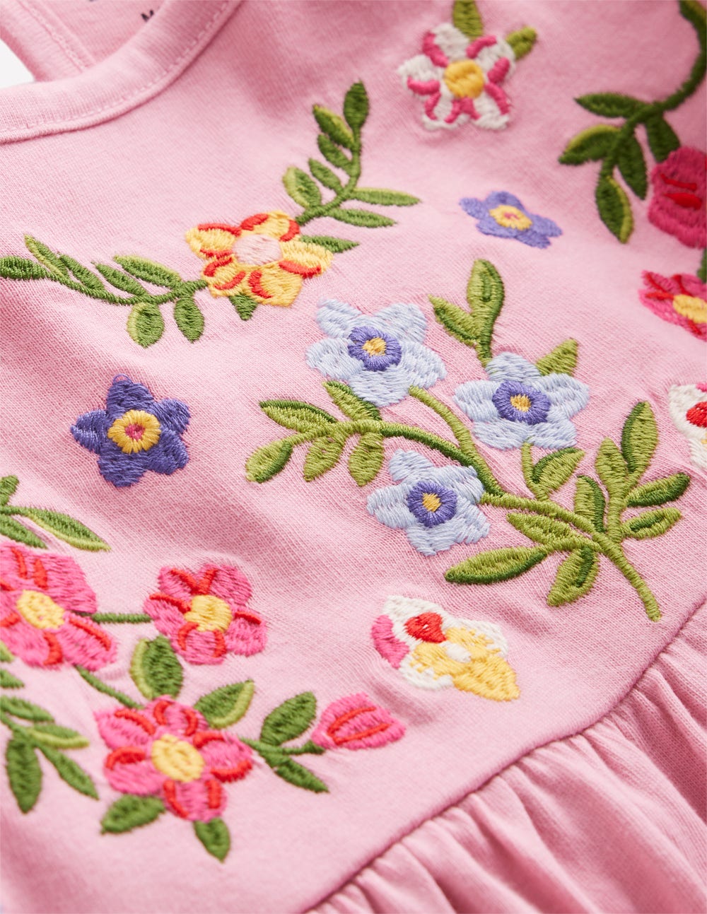 Embroidered Tunic Set-Formica Pink