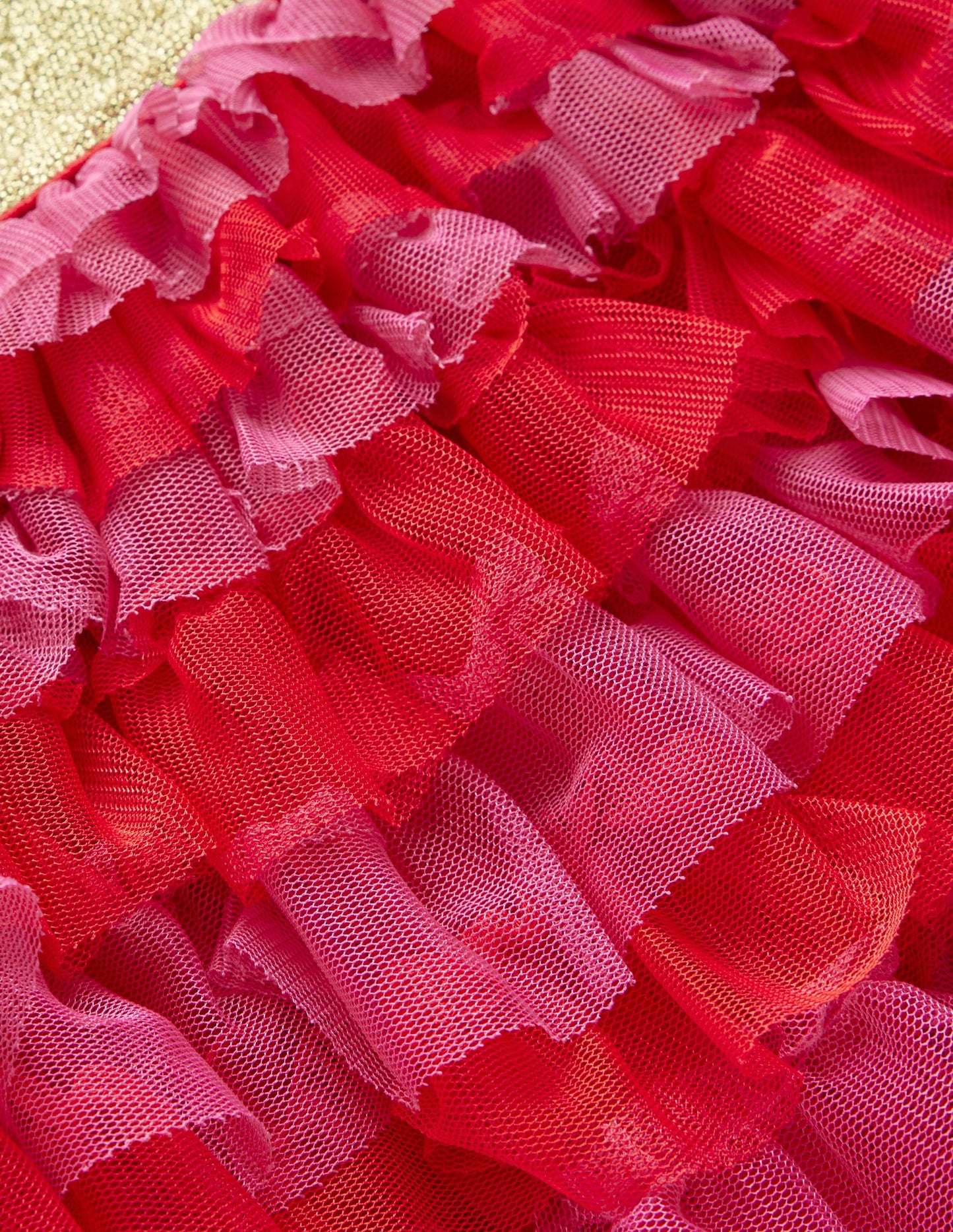 Tiered Tulle Skirt-Raspberry Pink