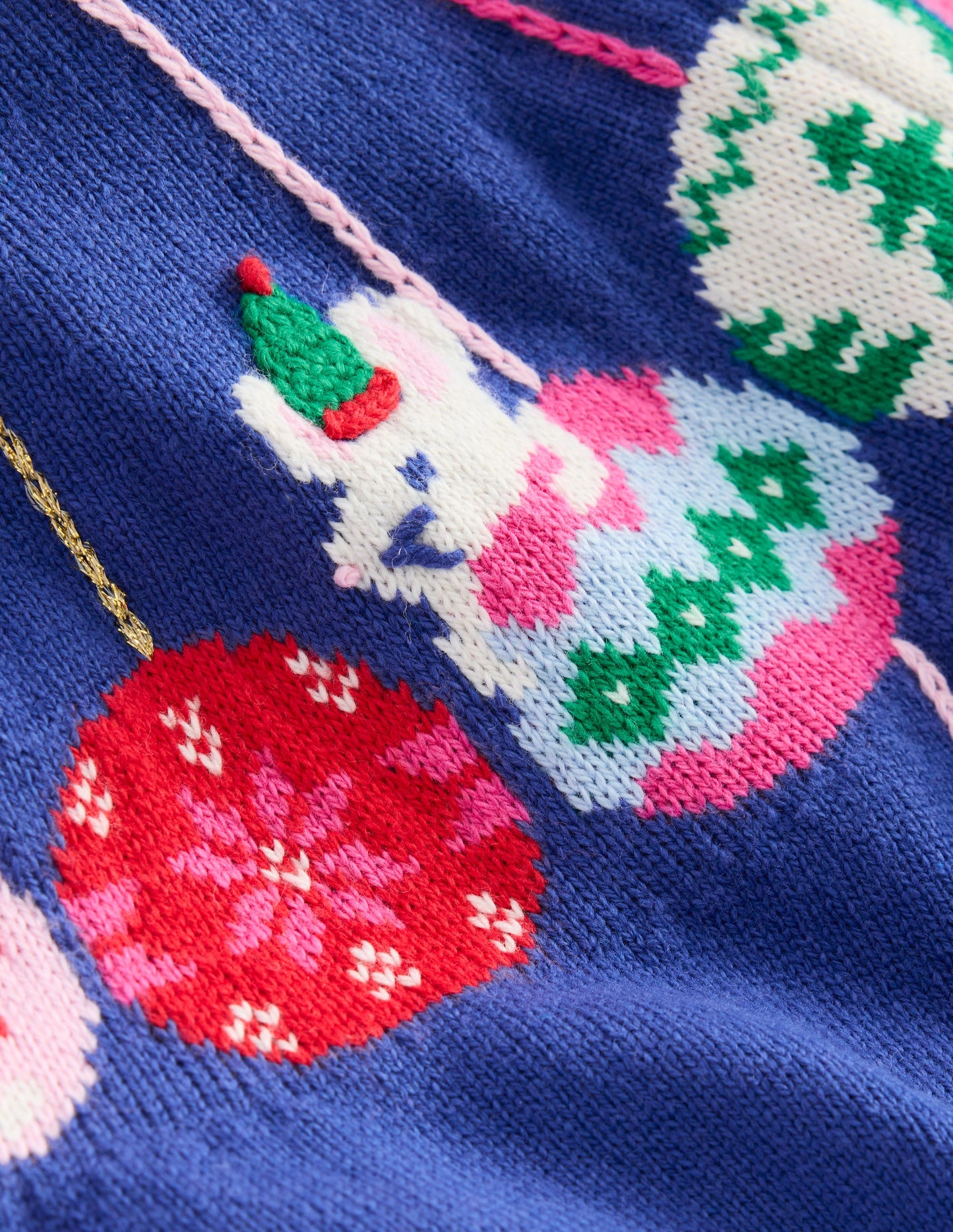 Fun Logo Jumper-College Navy Baubles