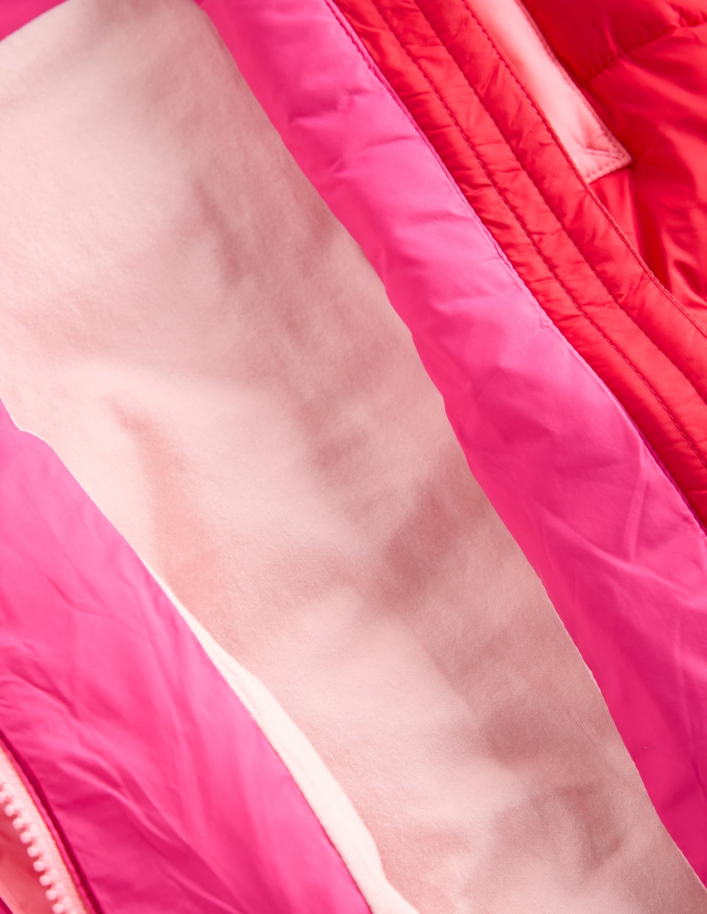 2-in-1 Borg Mix Jacket-Pink Borg Colourblock