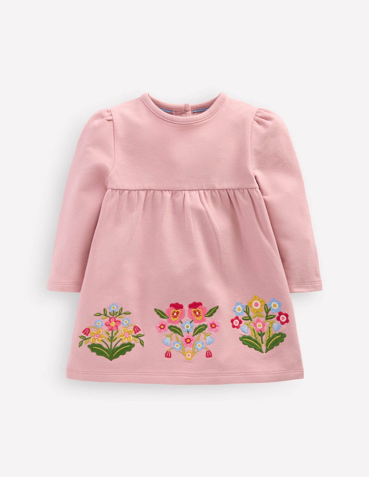 Sweatshirt Dress-Vintage Pink