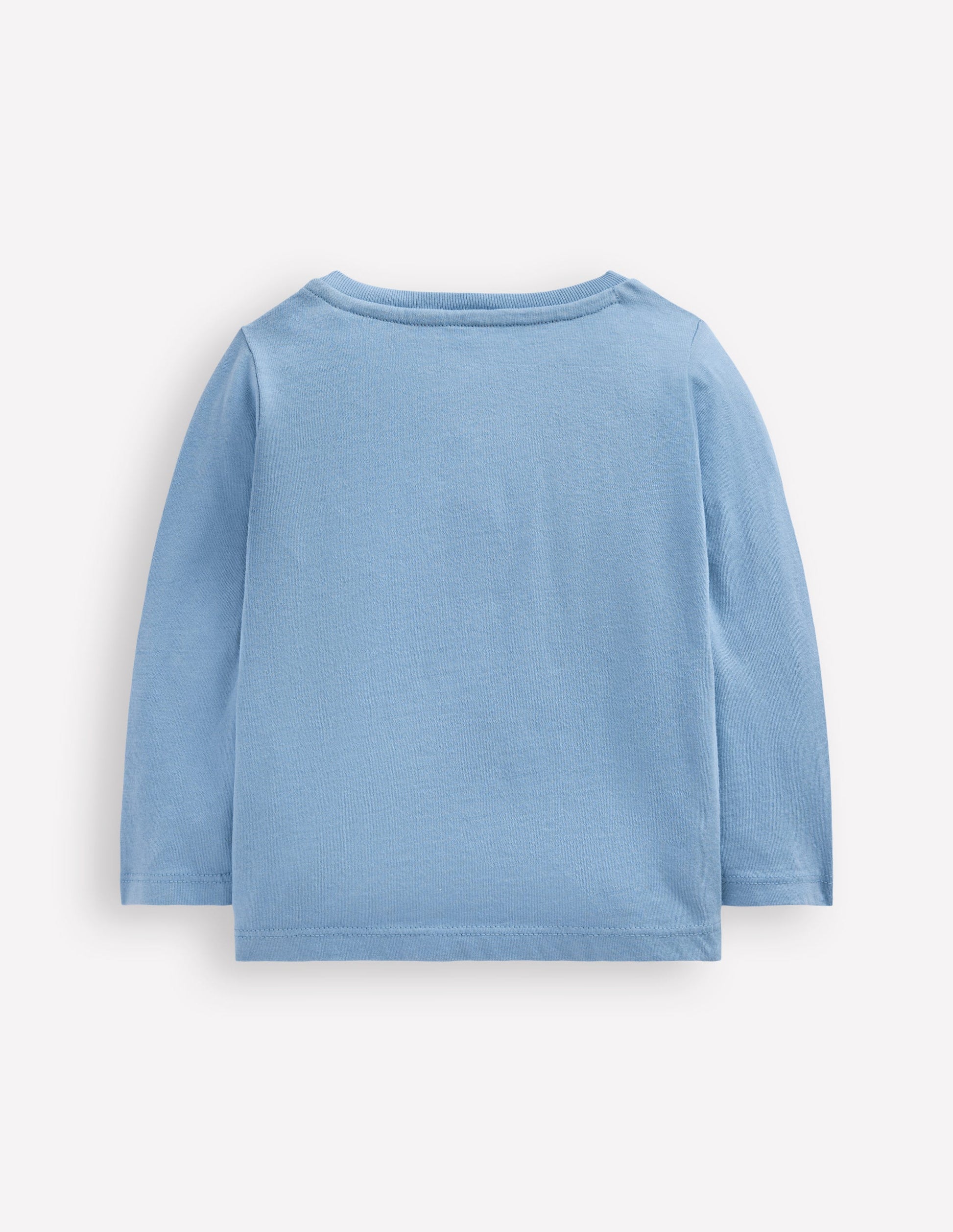 Long Sleeve Appliqué T-Shirt-Blue Rockets-2
