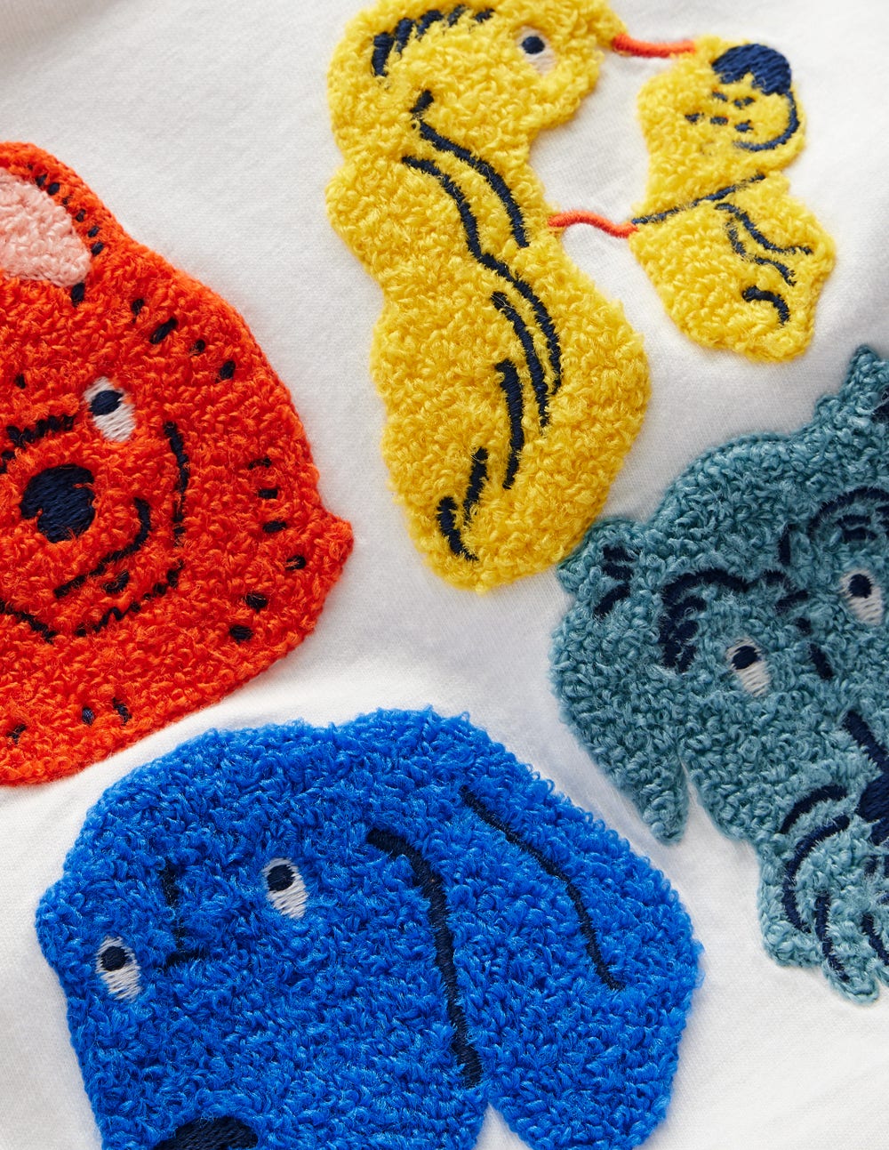 Appliqué Jersey Play Set-Multi Dogs