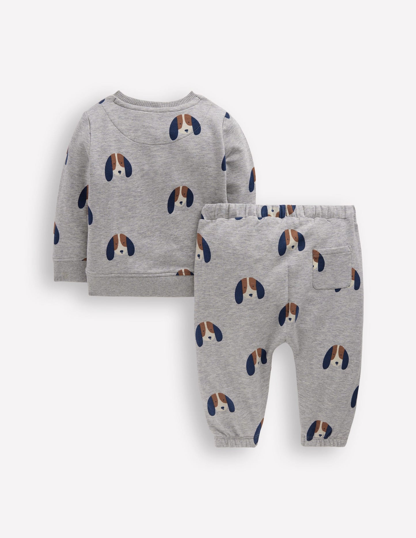 Sweatshirt Play Set-Grey Marl Puppy