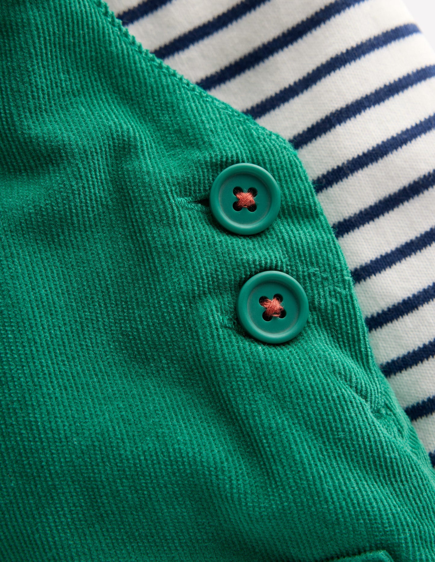 Cord Dungaree Set-Jewel Green